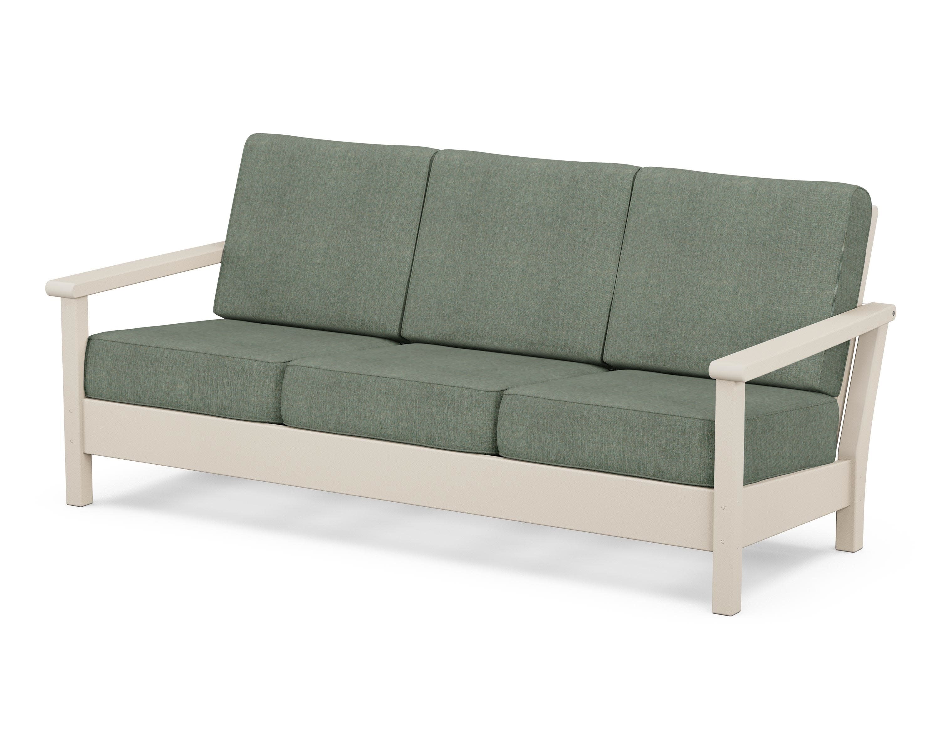 Harbour Deep Seating Sofa in Sand / Cast Sage