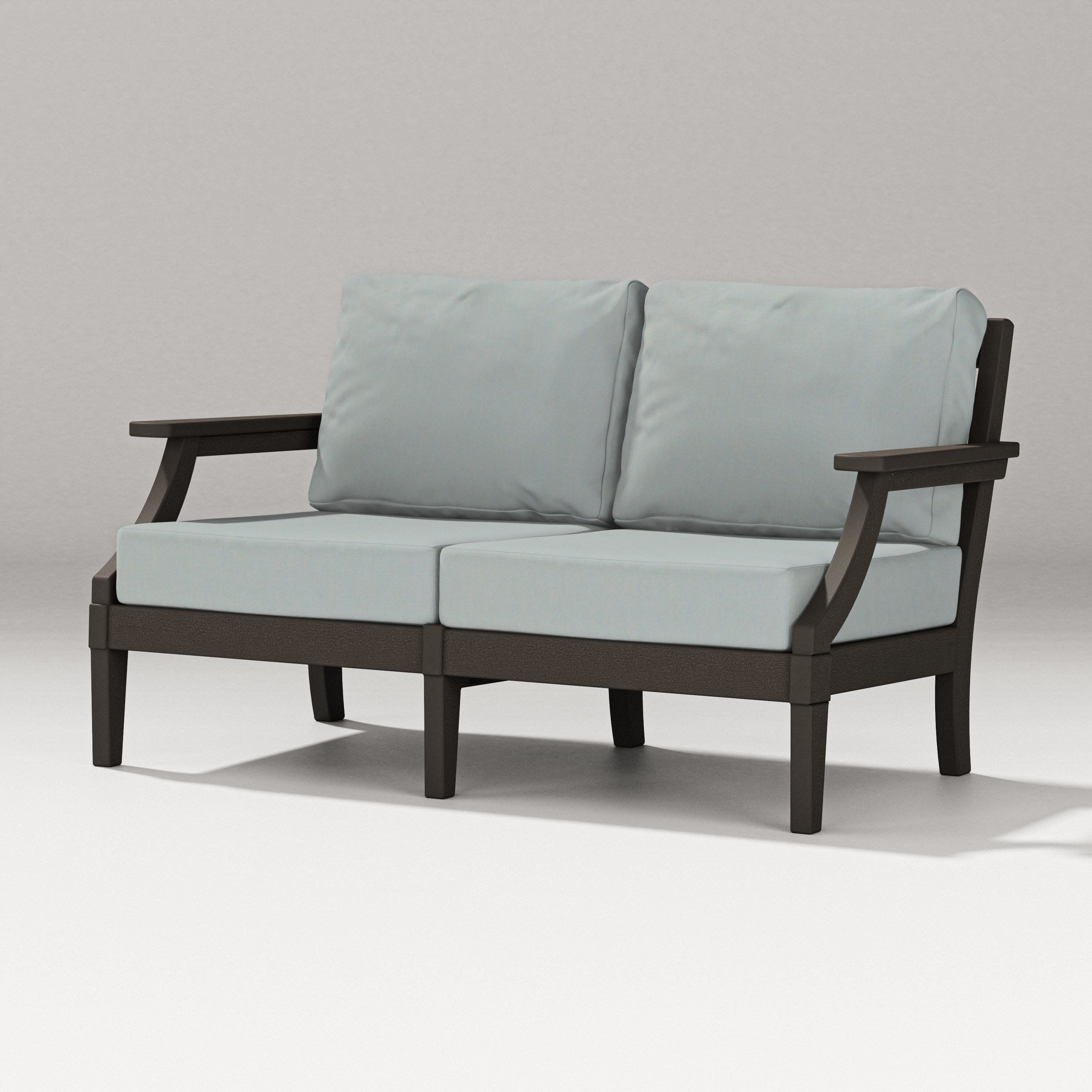 Estate Loveseat in Vintage Coffee / Spa