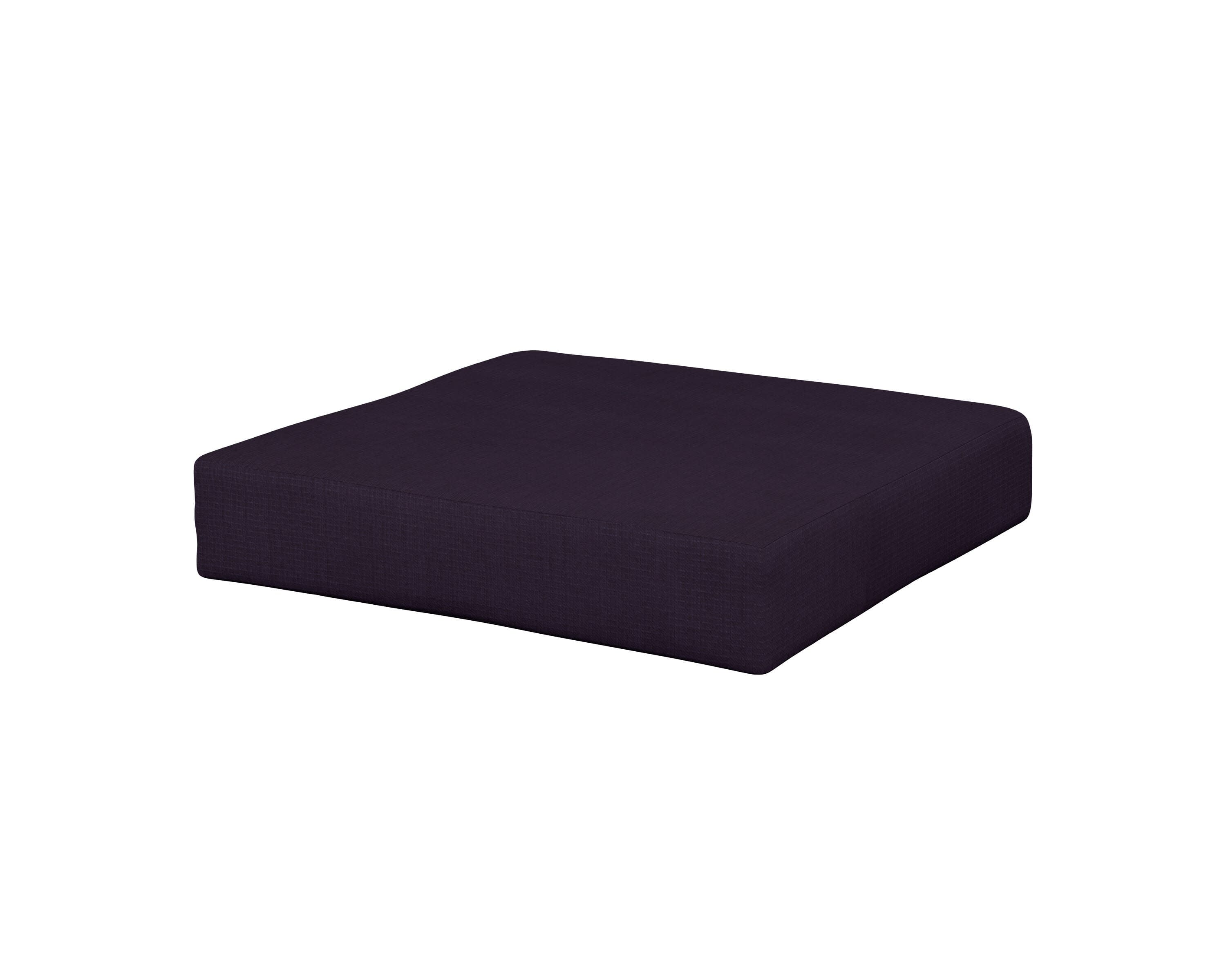 Modular Ottoman Cushion in Navy Linen
