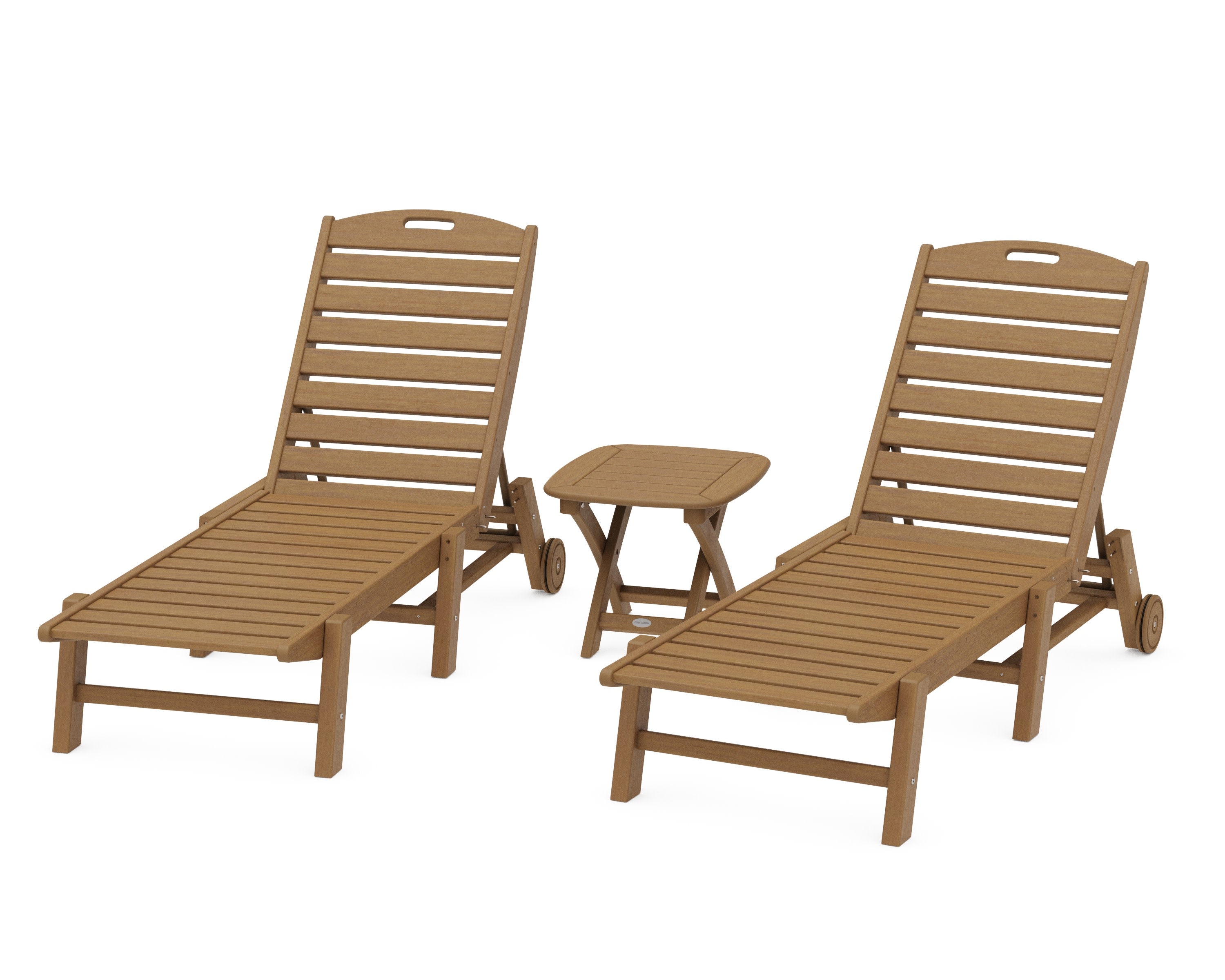 Nautical 3-Piece Chaise Set in Natural