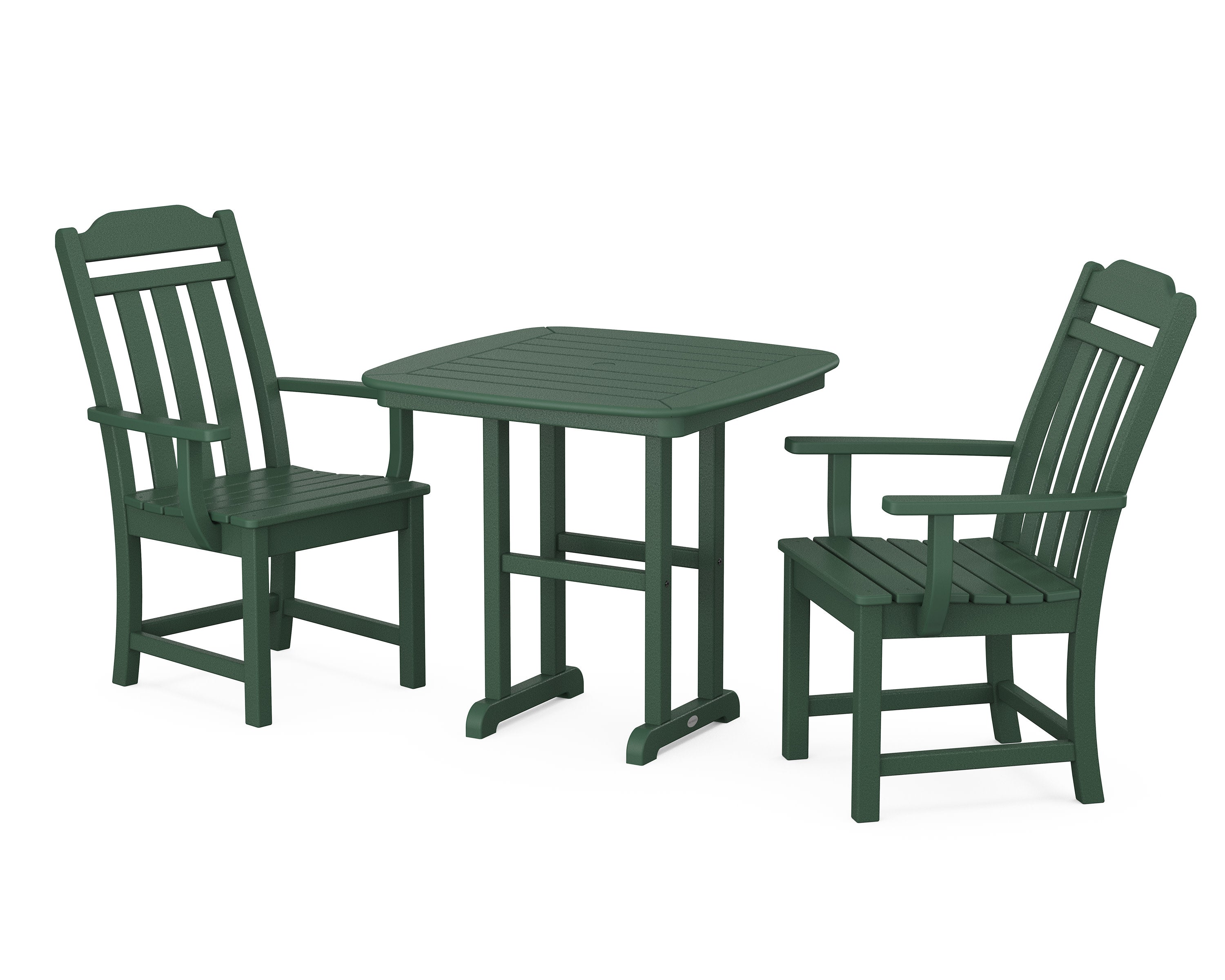 Cottage 3-Piece Dining Set in Green
