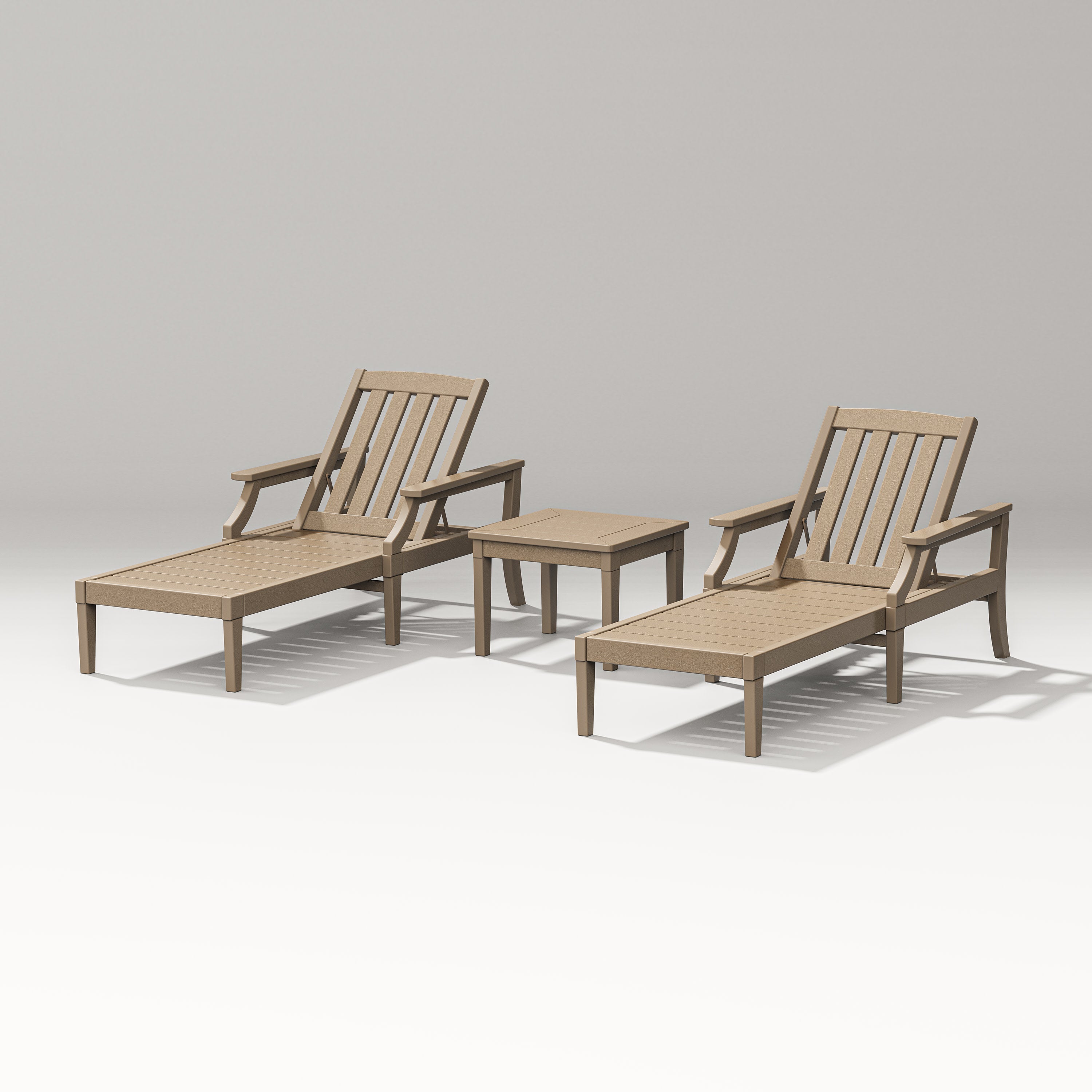 Estate 3-Piece Chaise Lounge Set in Vintage Sahara