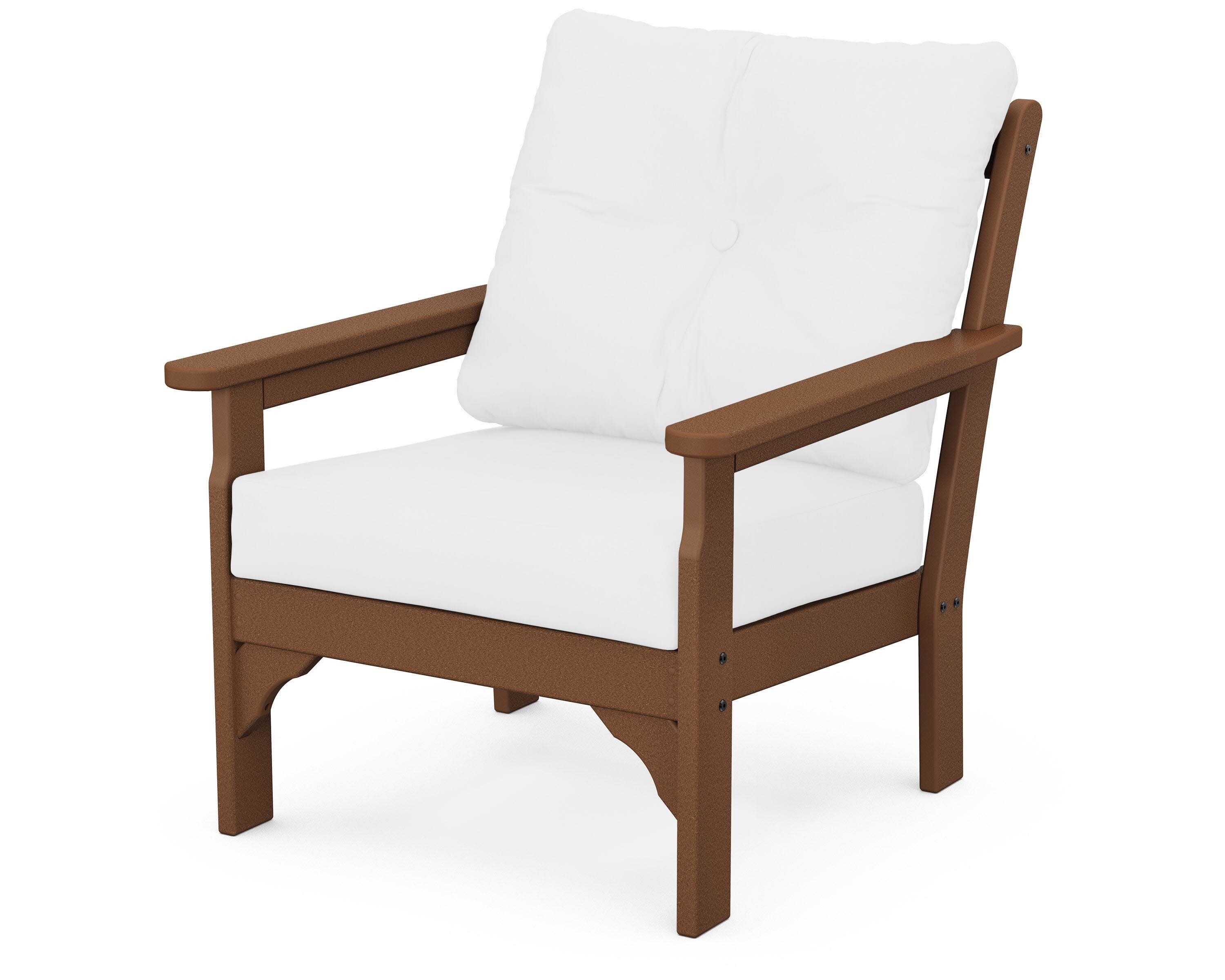 Vineyard Deep Seating Chair in Teak / Natural