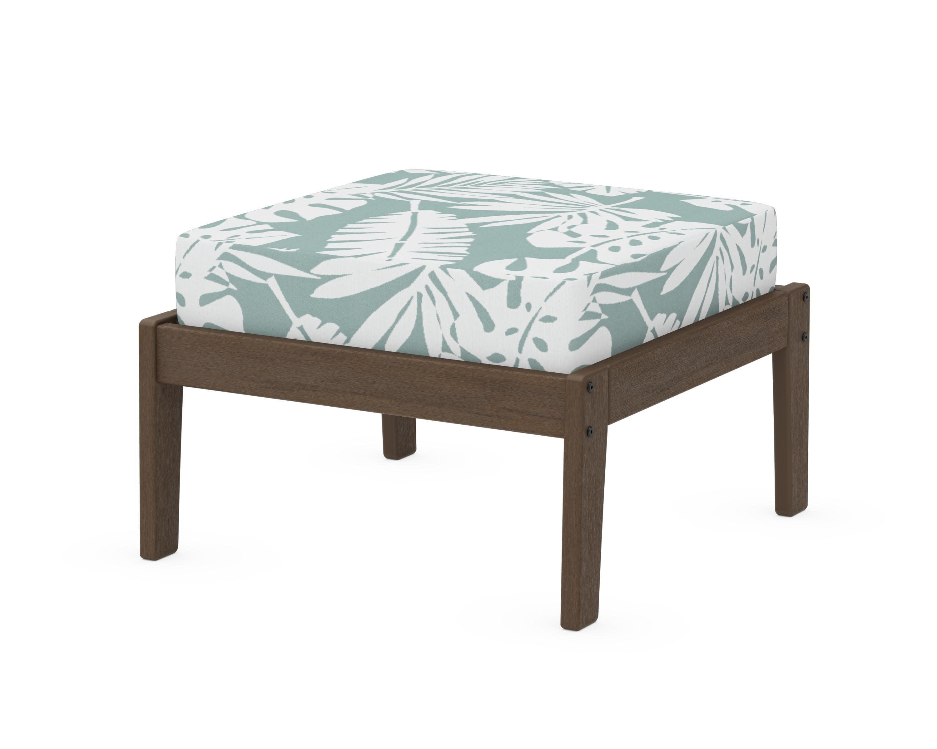 Deep Seating Ottoman in Kona / Leaf Glacier Spa