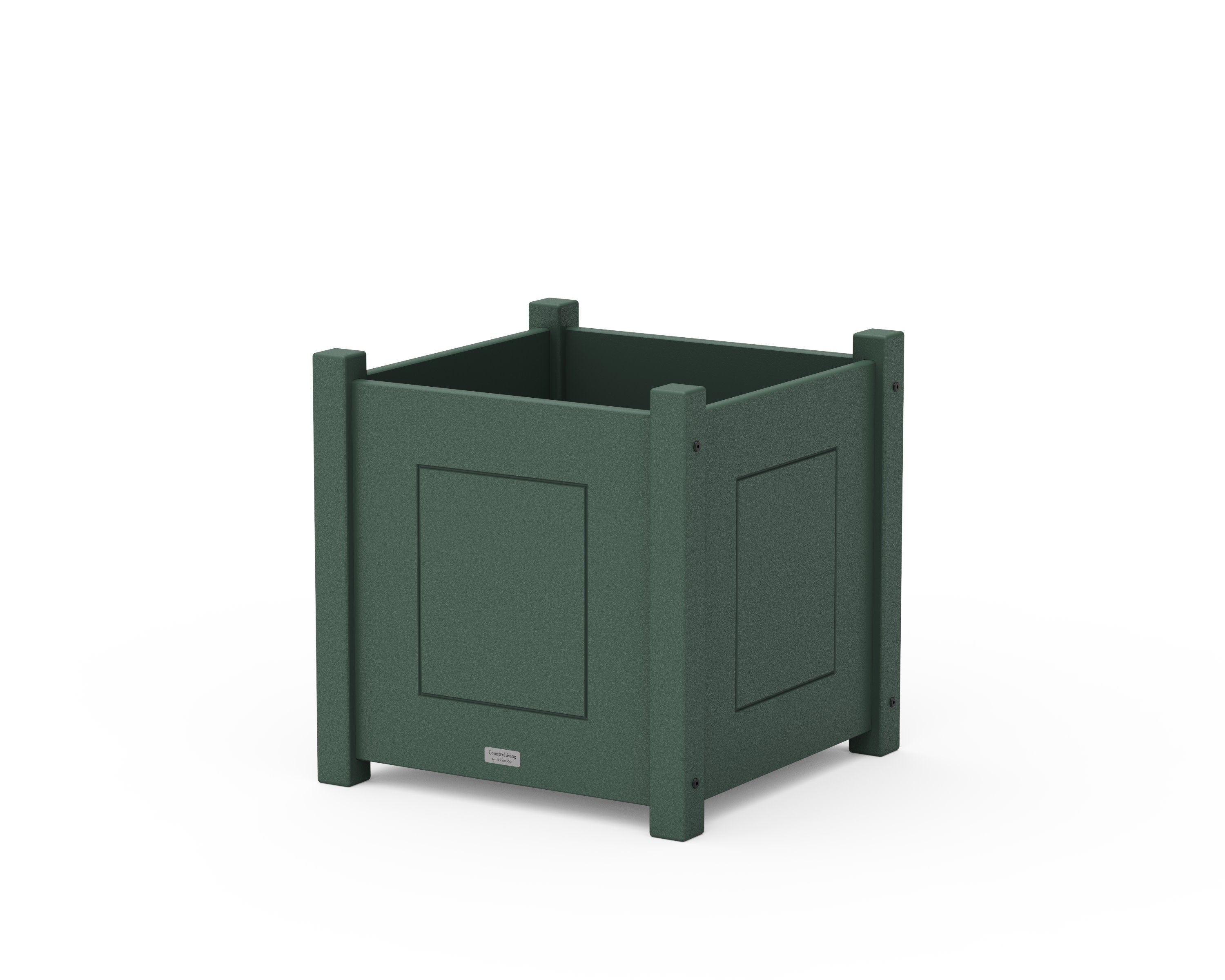Country Living Large Square Planter Box in Green
