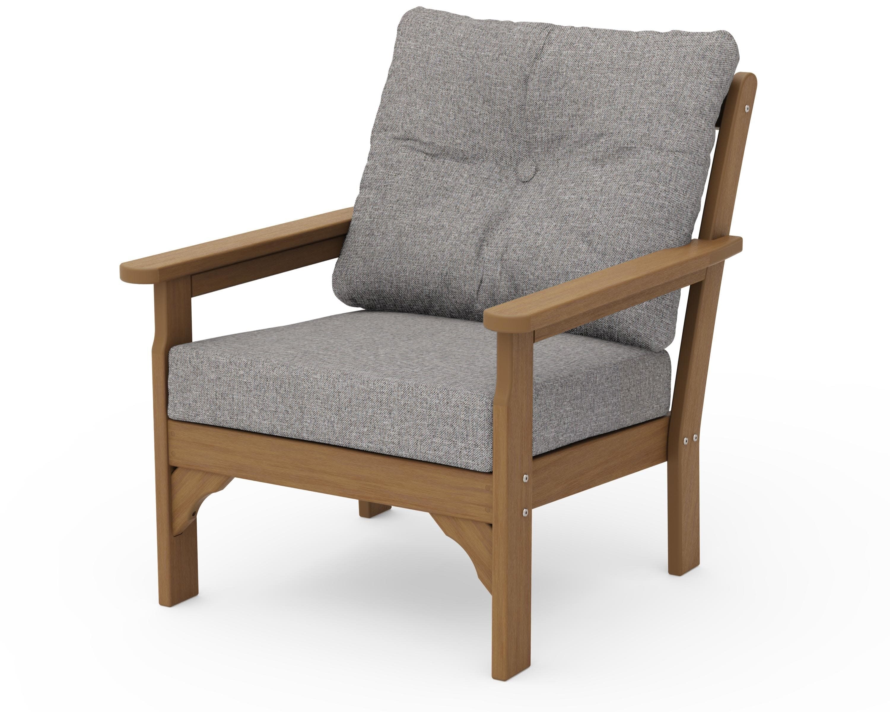 Vineyard Deep Seating Chair in Natural / Grey Mist