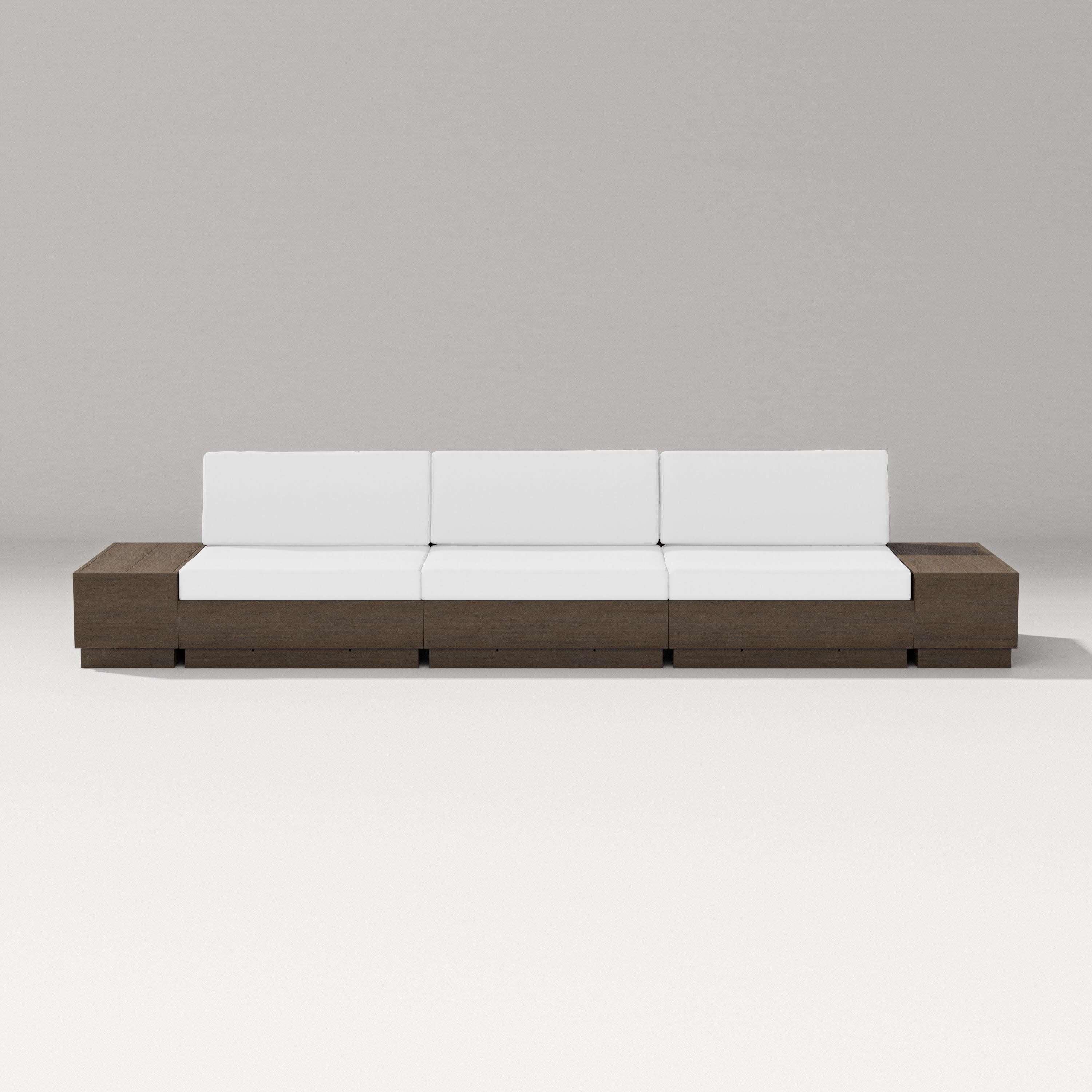 Elevate Straight Sectional in Kona / Natural