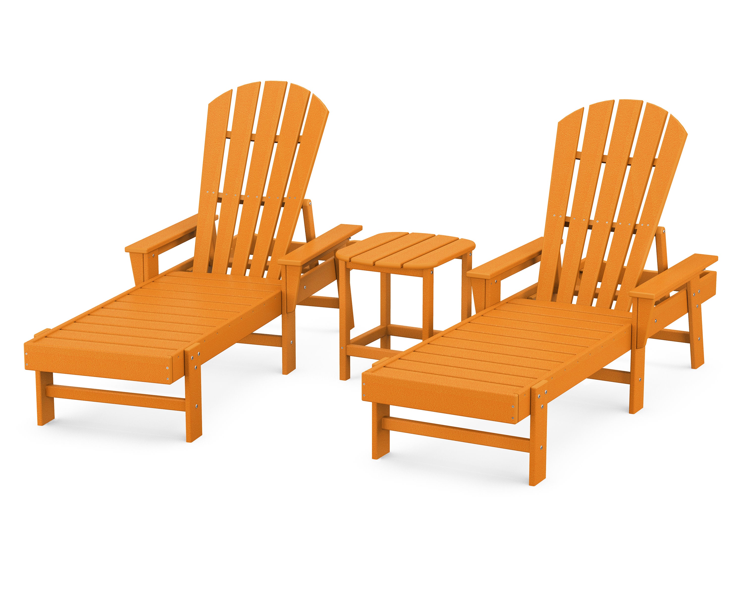 South Beach Chaise 3-Piece Set in Tangerine