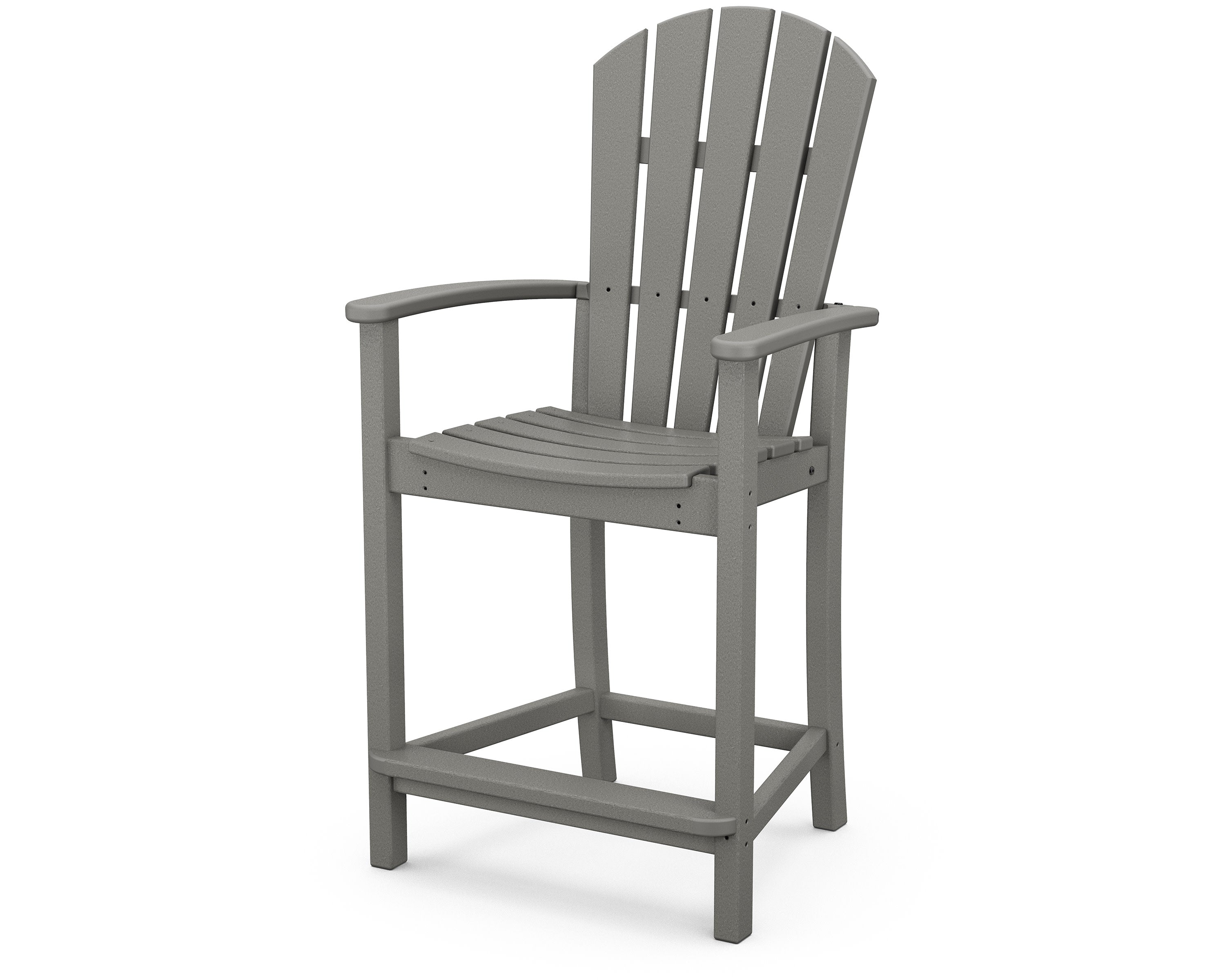Palm Coast Counter Chair in Slate Grey