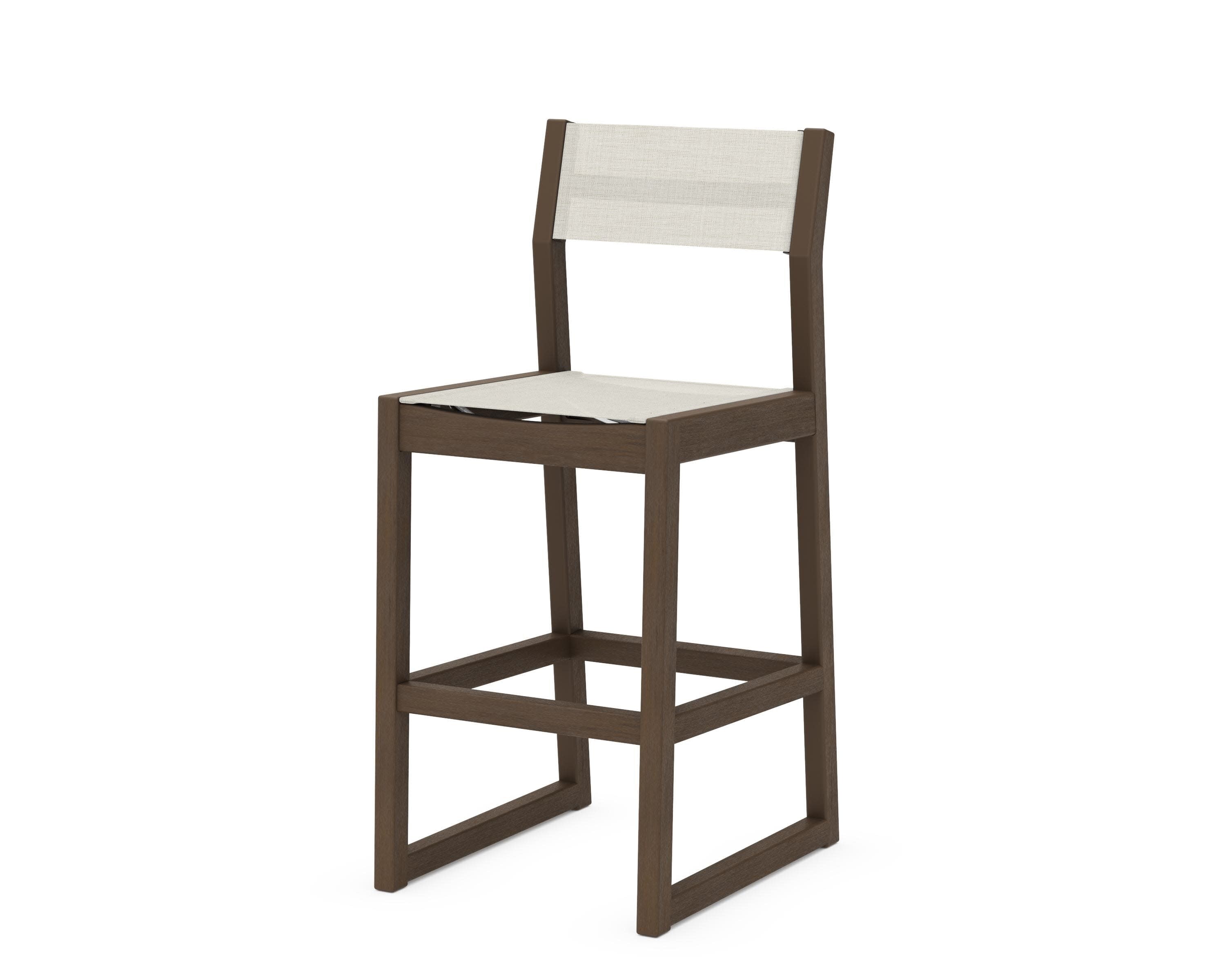 EDGE Sling Bar Side Chair in Kona / Parchment Sling