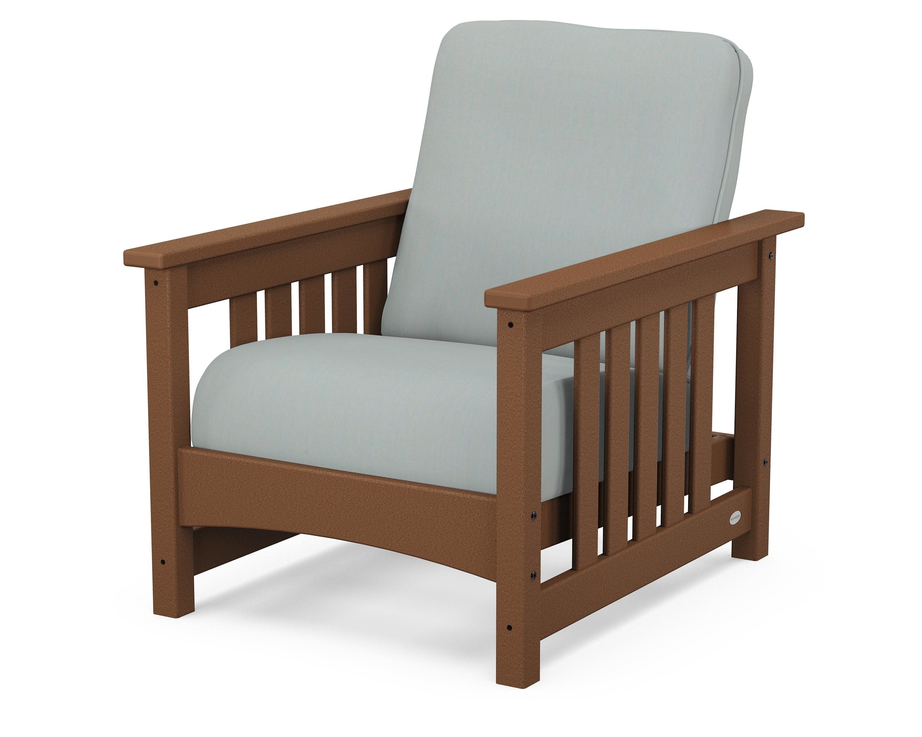 Club Mission Chair in Teak / Spa
