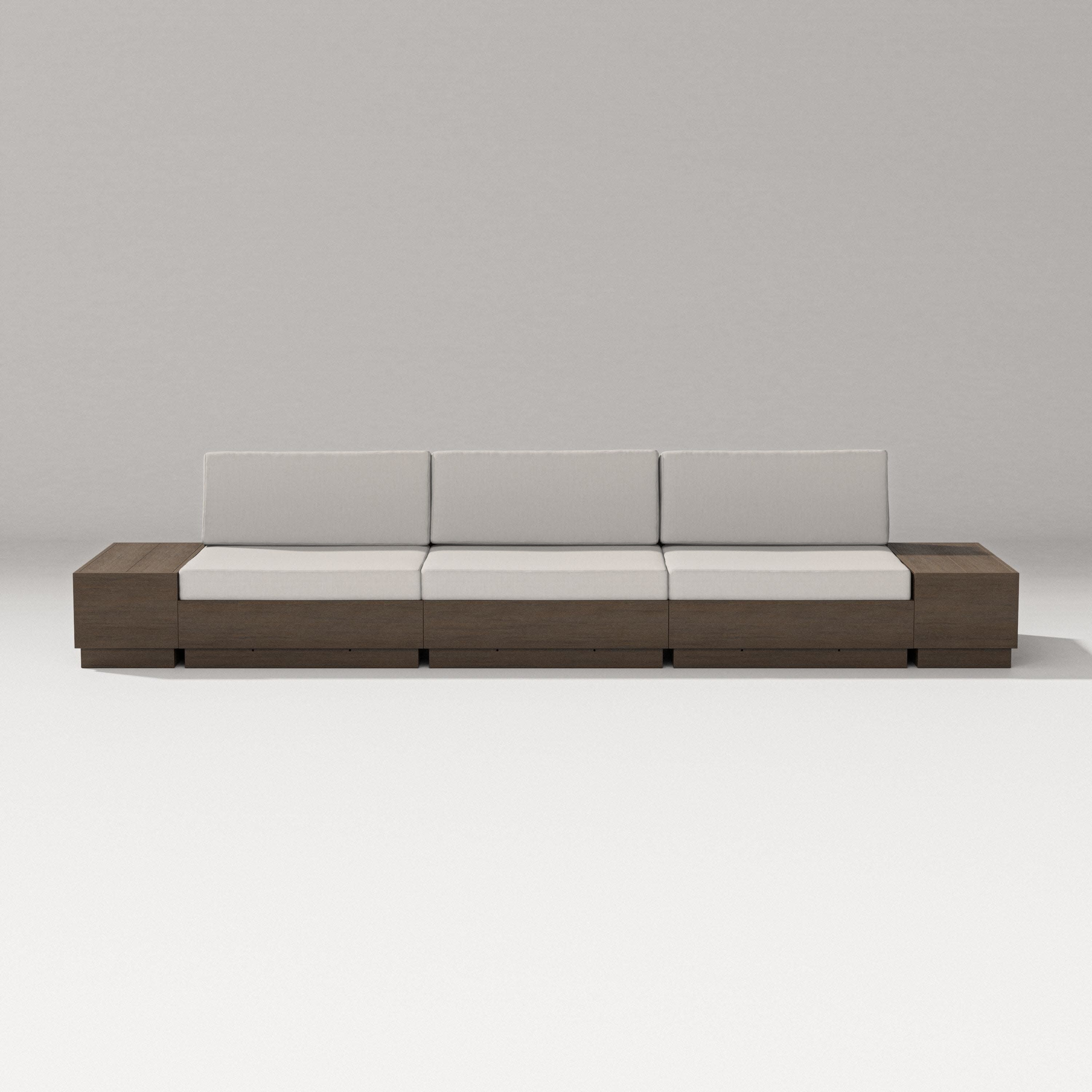 Elevate Straight Sectional in Kona / Cast Ash