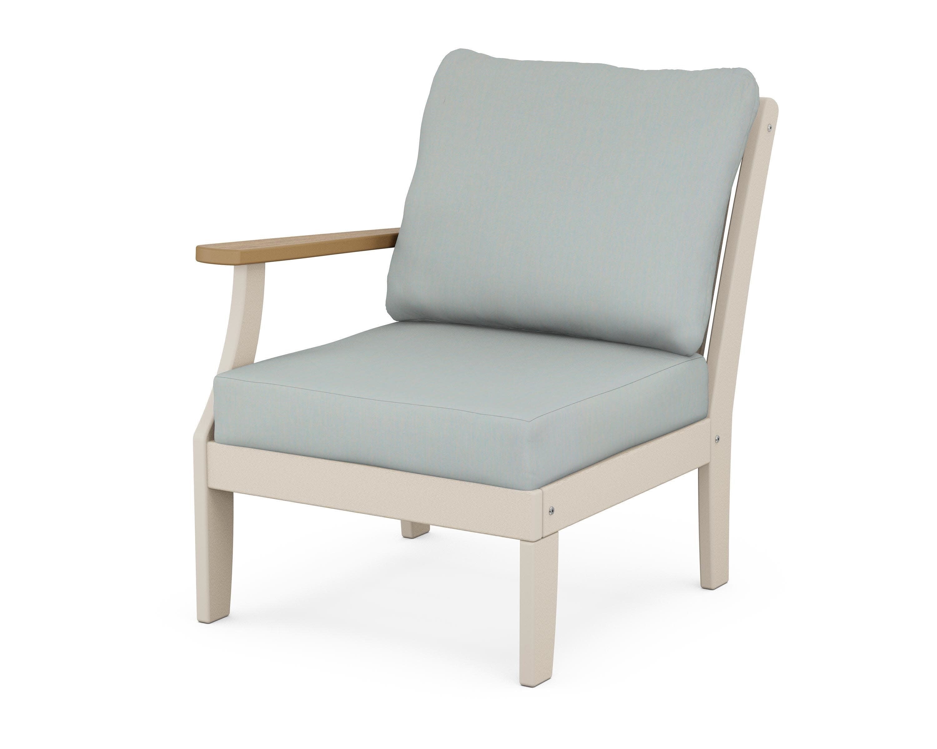 Braxton Modular Left Arm Chair in Sand / Natural / Spa