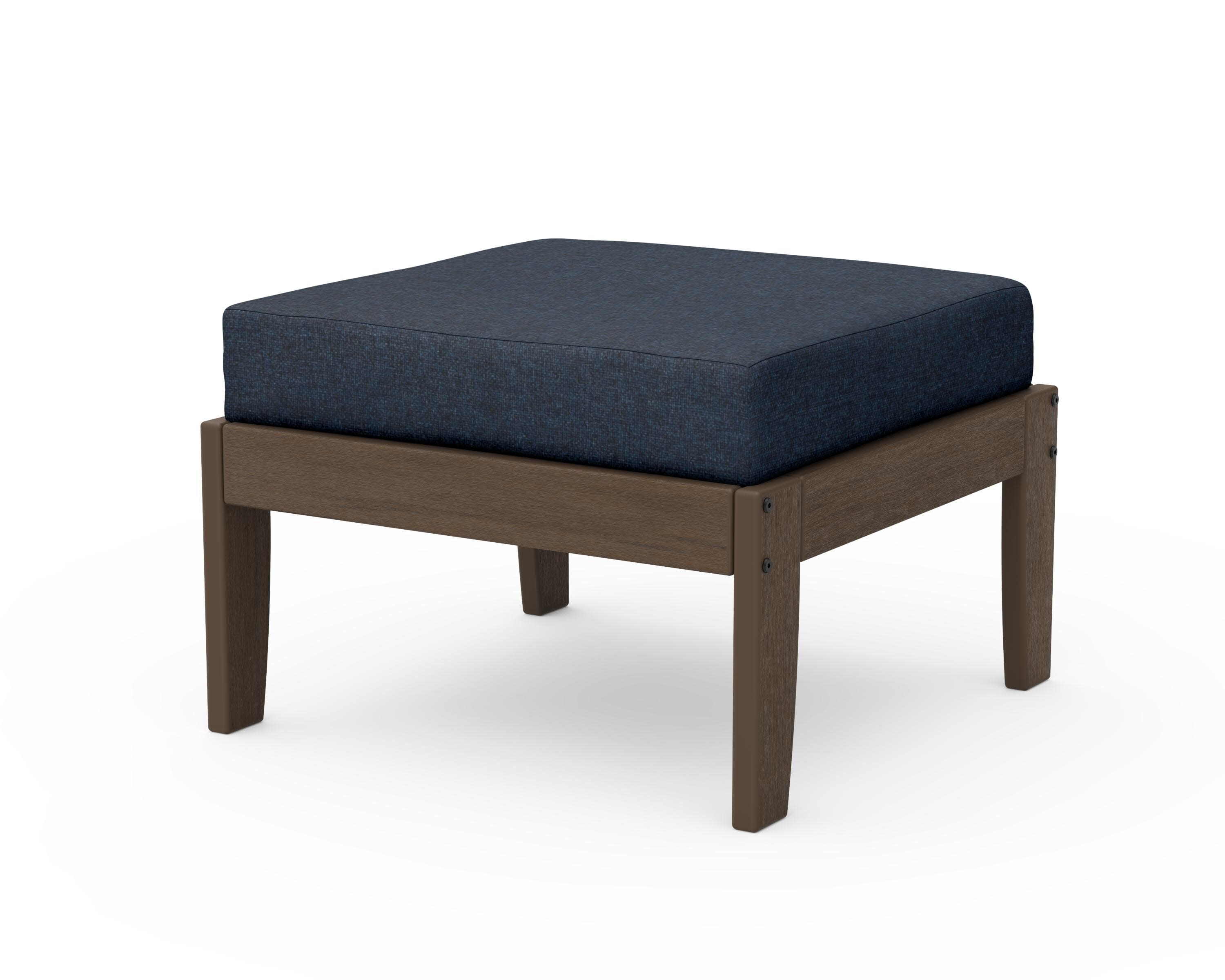 Modular Ottoman - Classic in Kona / Marine Indigo
