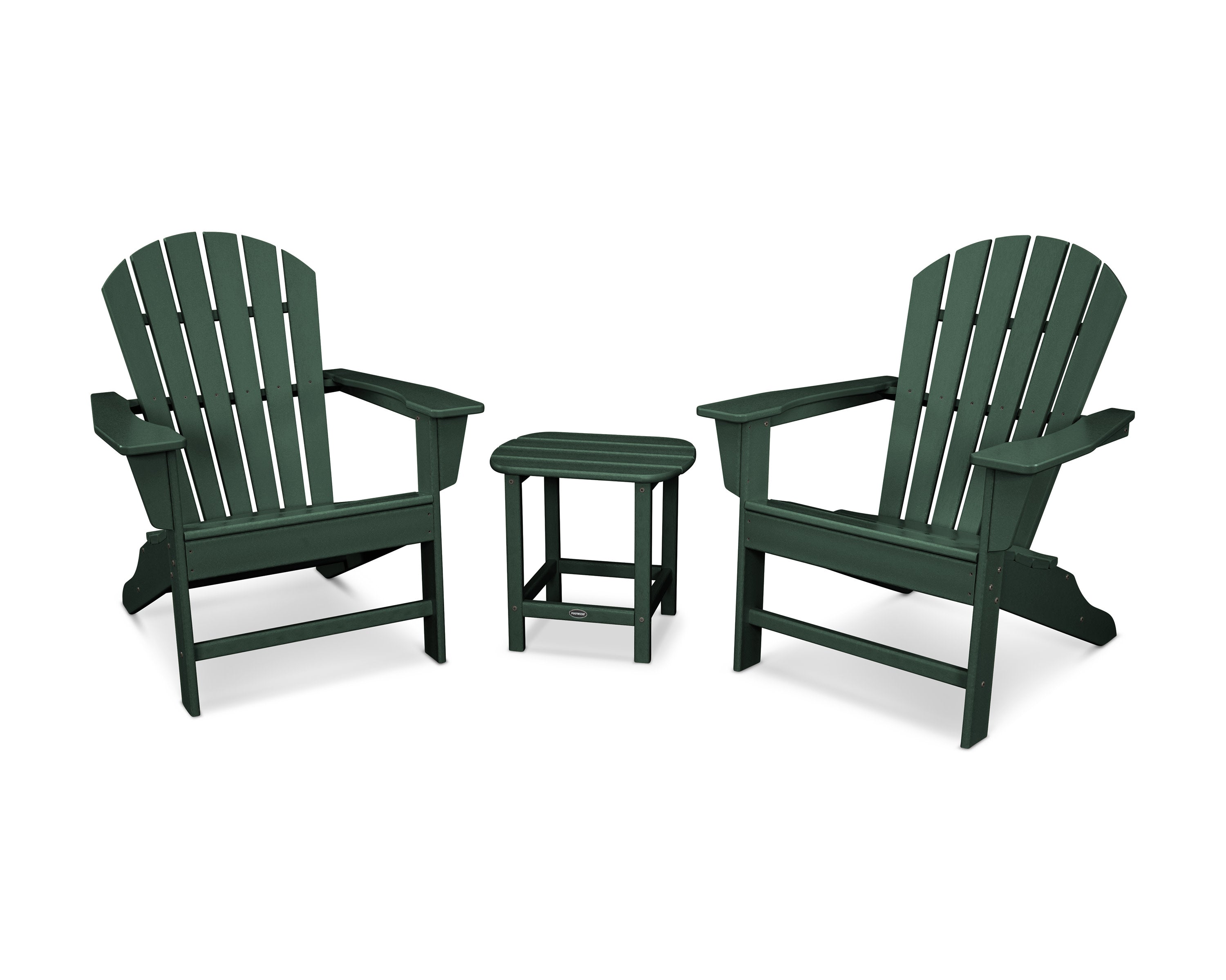 South Beach Adirondack 3-Piece Set in Green