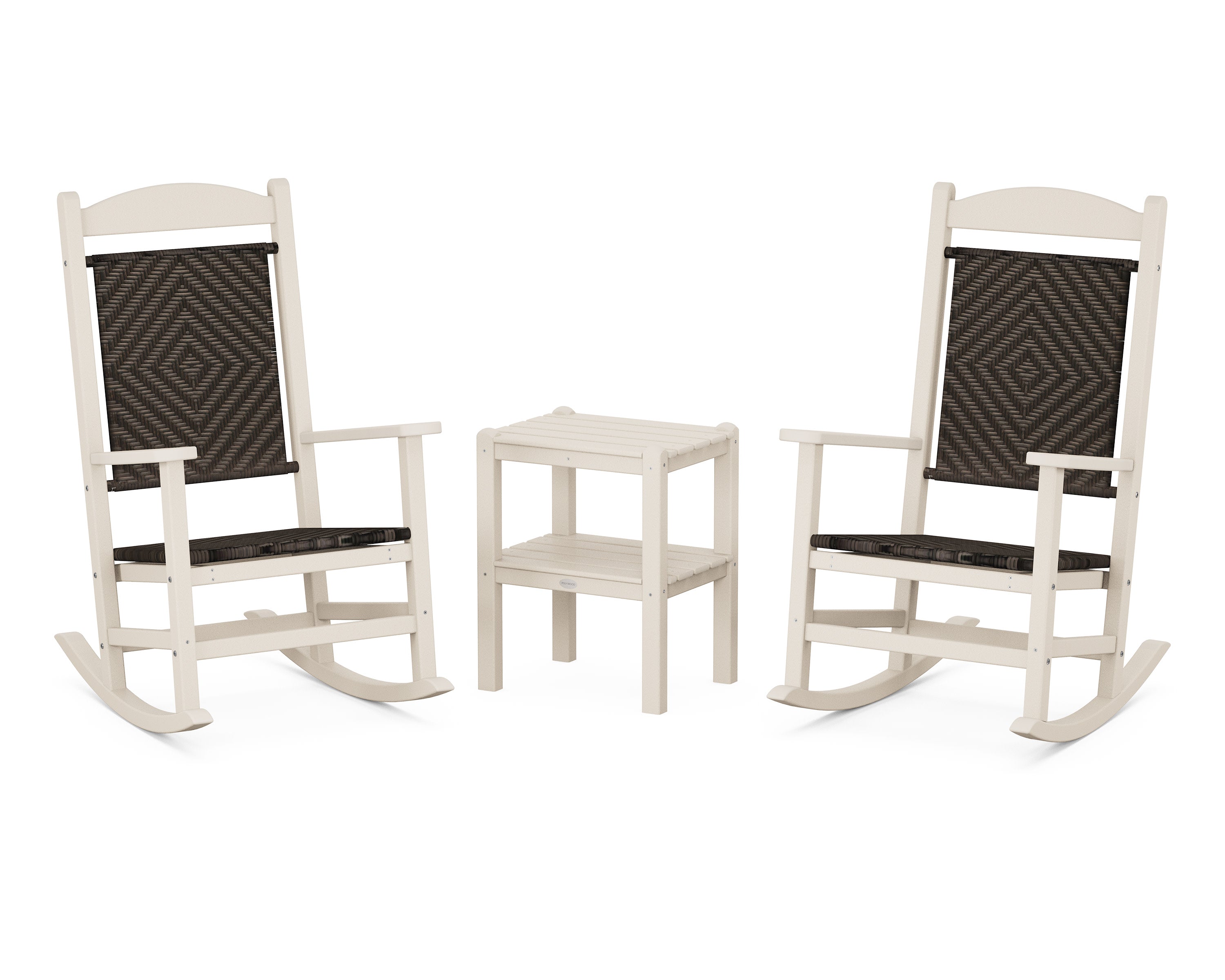 Presidential Woven Rocker 3-Piece Set in Sand / Cahaba