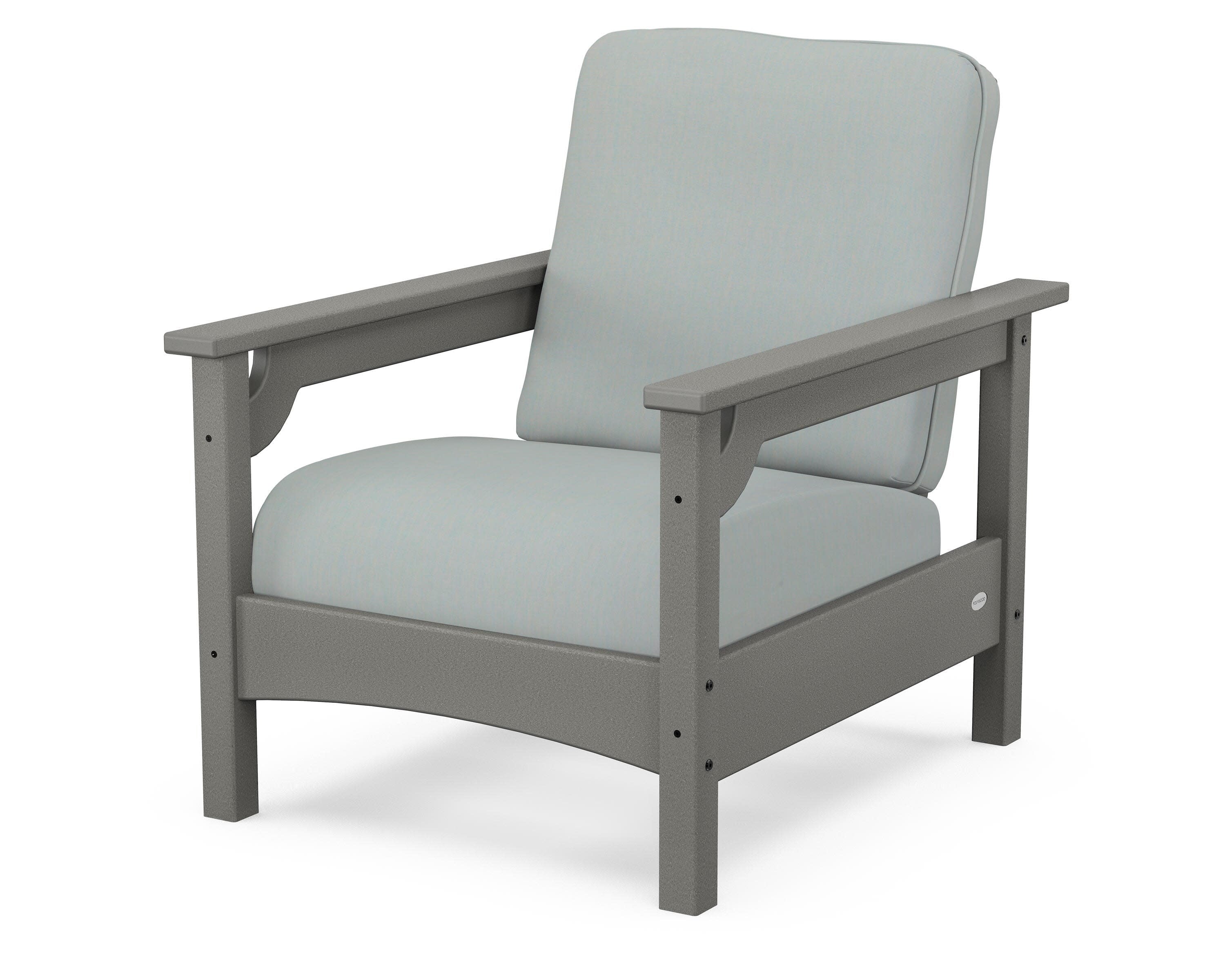 Club Chair in Slate Grey / Spa