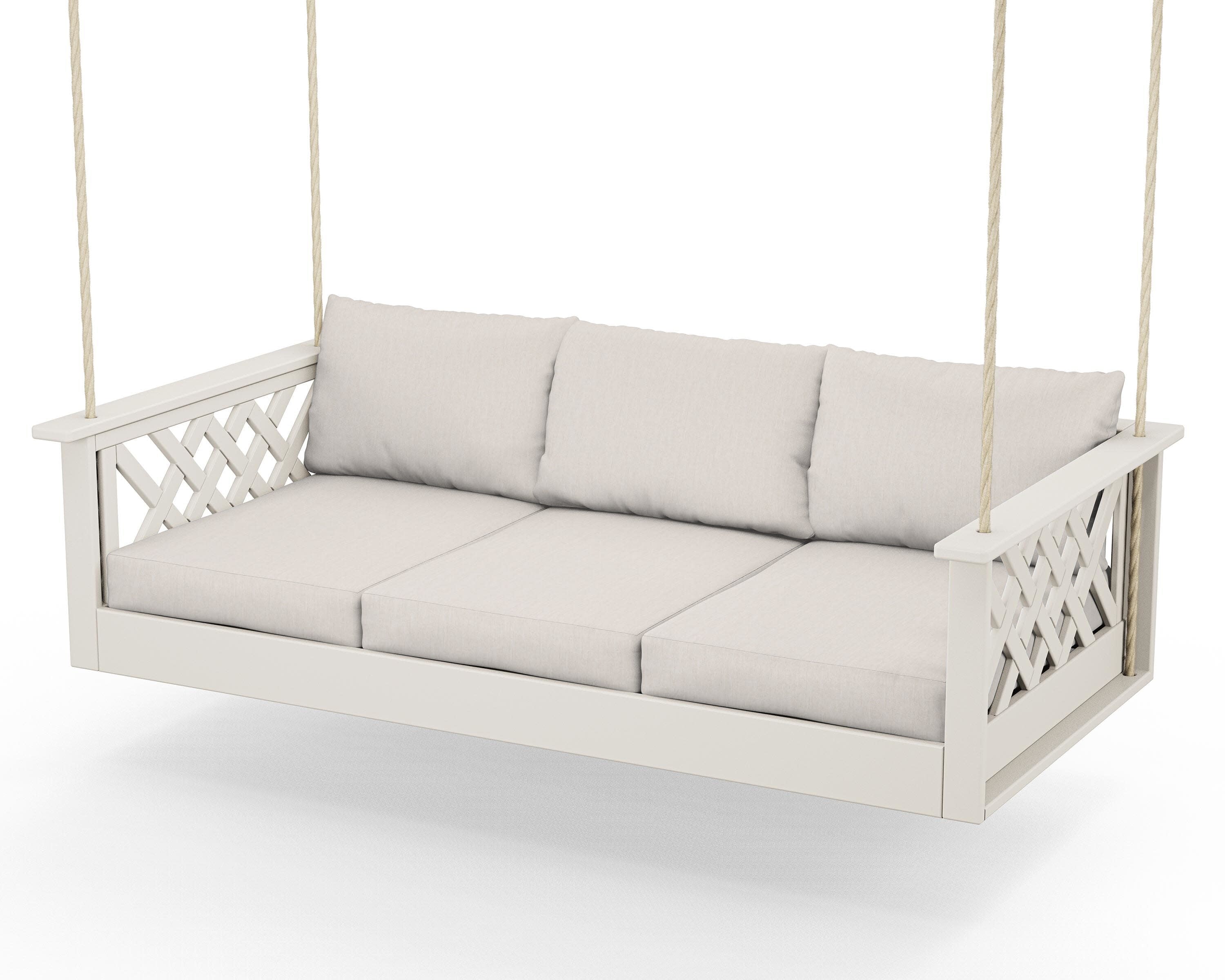 Wovendale Daybed Swing in Sand / Cast Ash