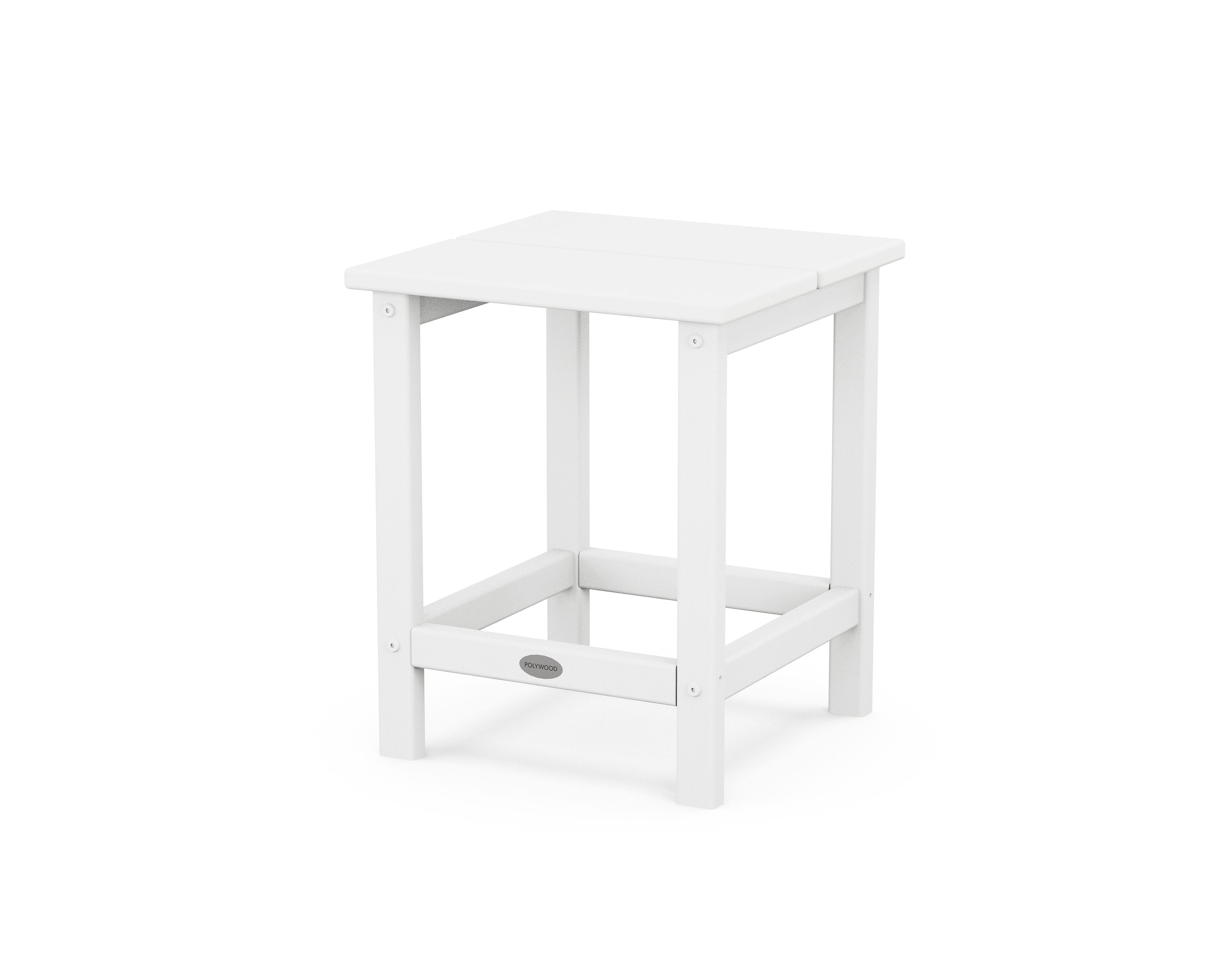 Studio Square Side Table in White