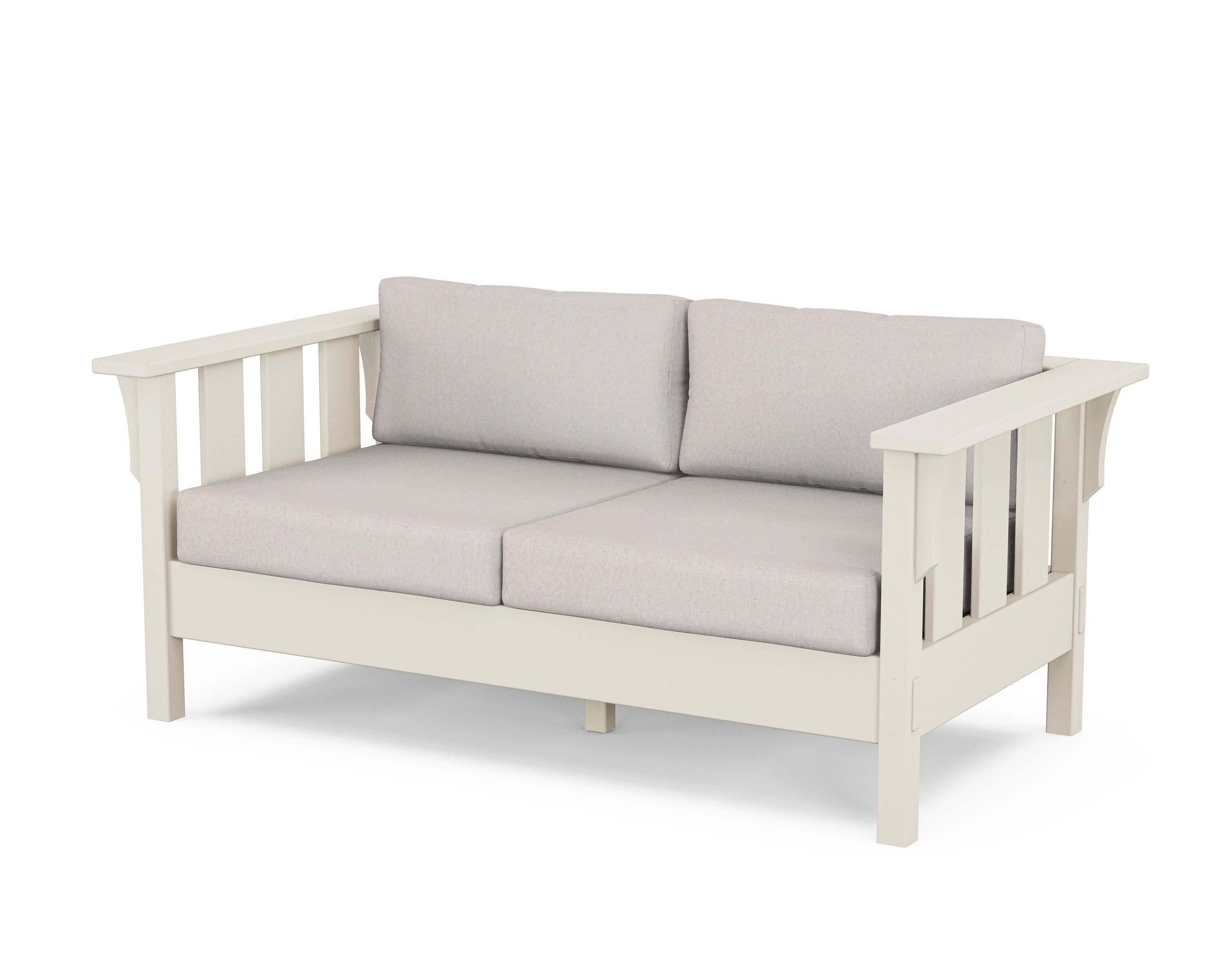 Acadia Deep Seating Loveseat in Sand / Dune Burlap