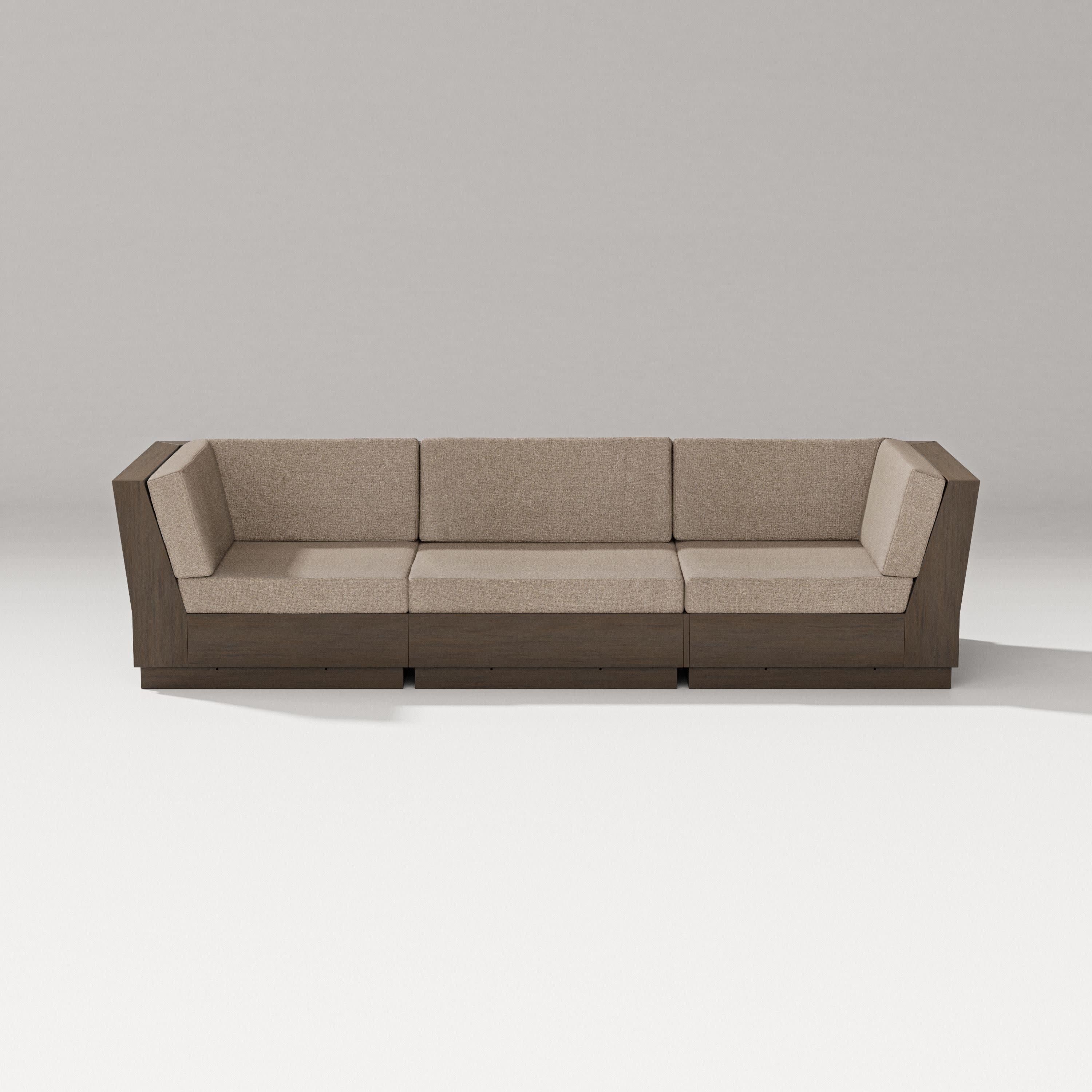 Elevate Sofa Sectional in Kona / Spiced Burlap