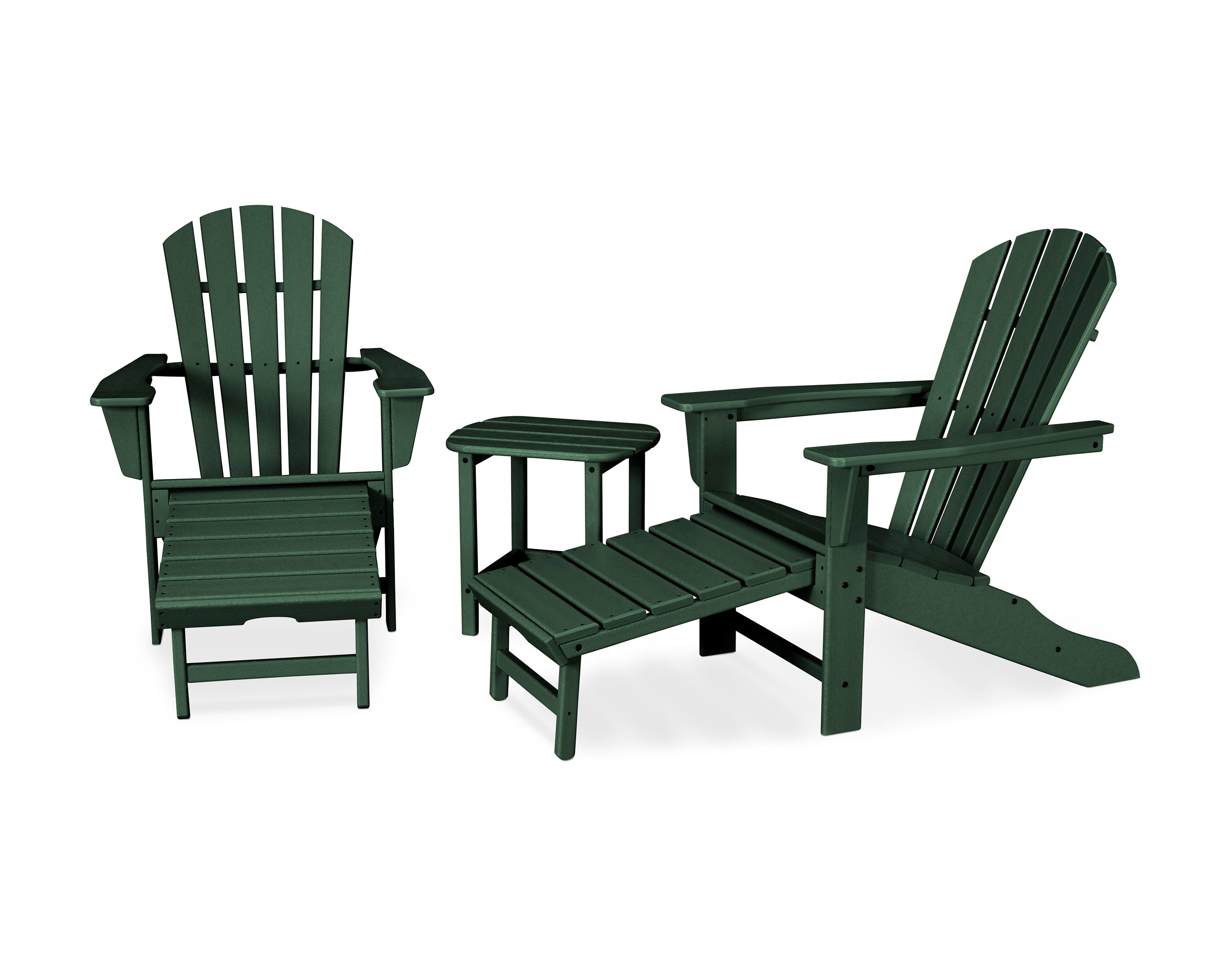 Palm Coast Ultimate Adirondack 3-Piece Set in Green