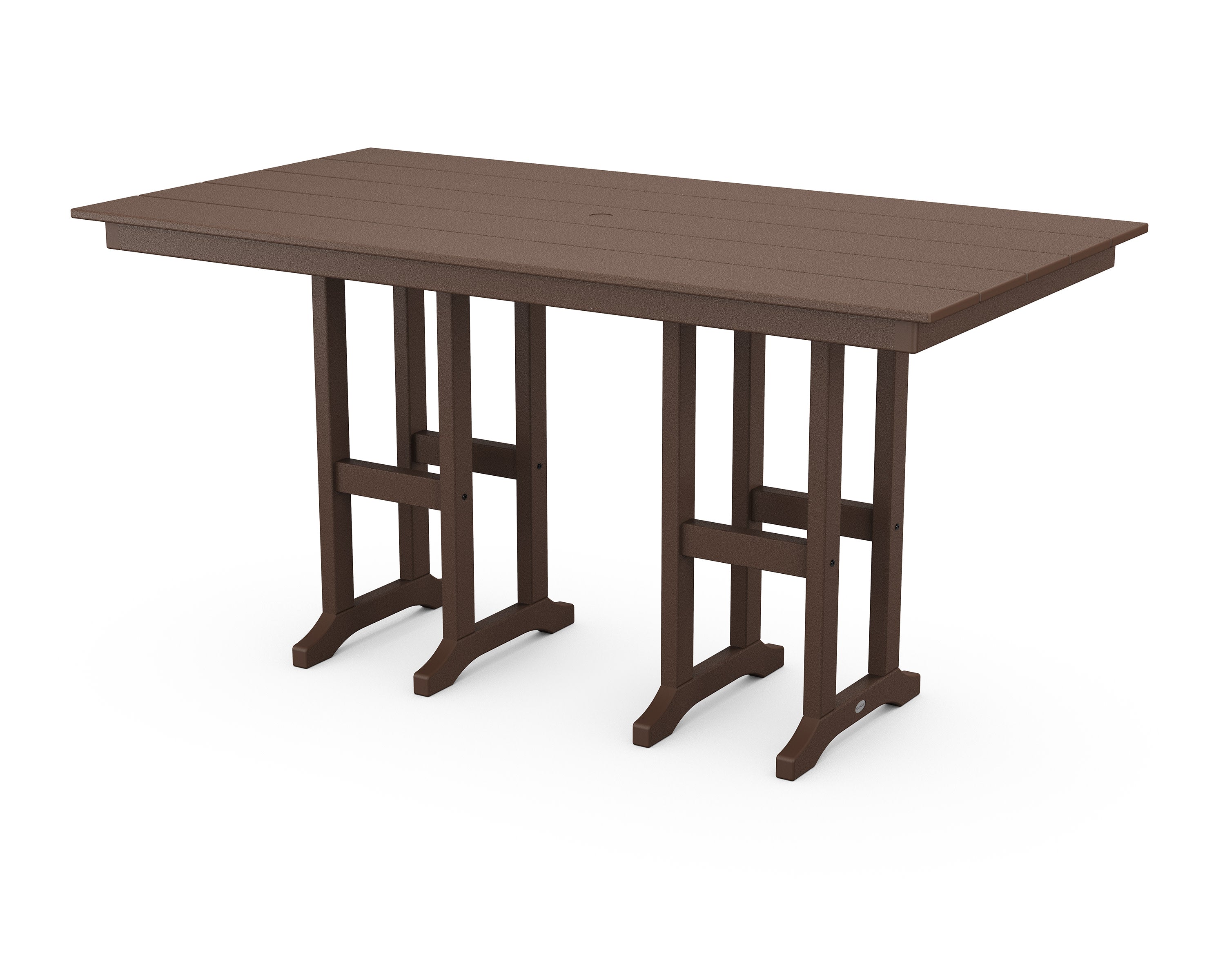 Farmhouse 37" x 72" Counter Table in Mahogany