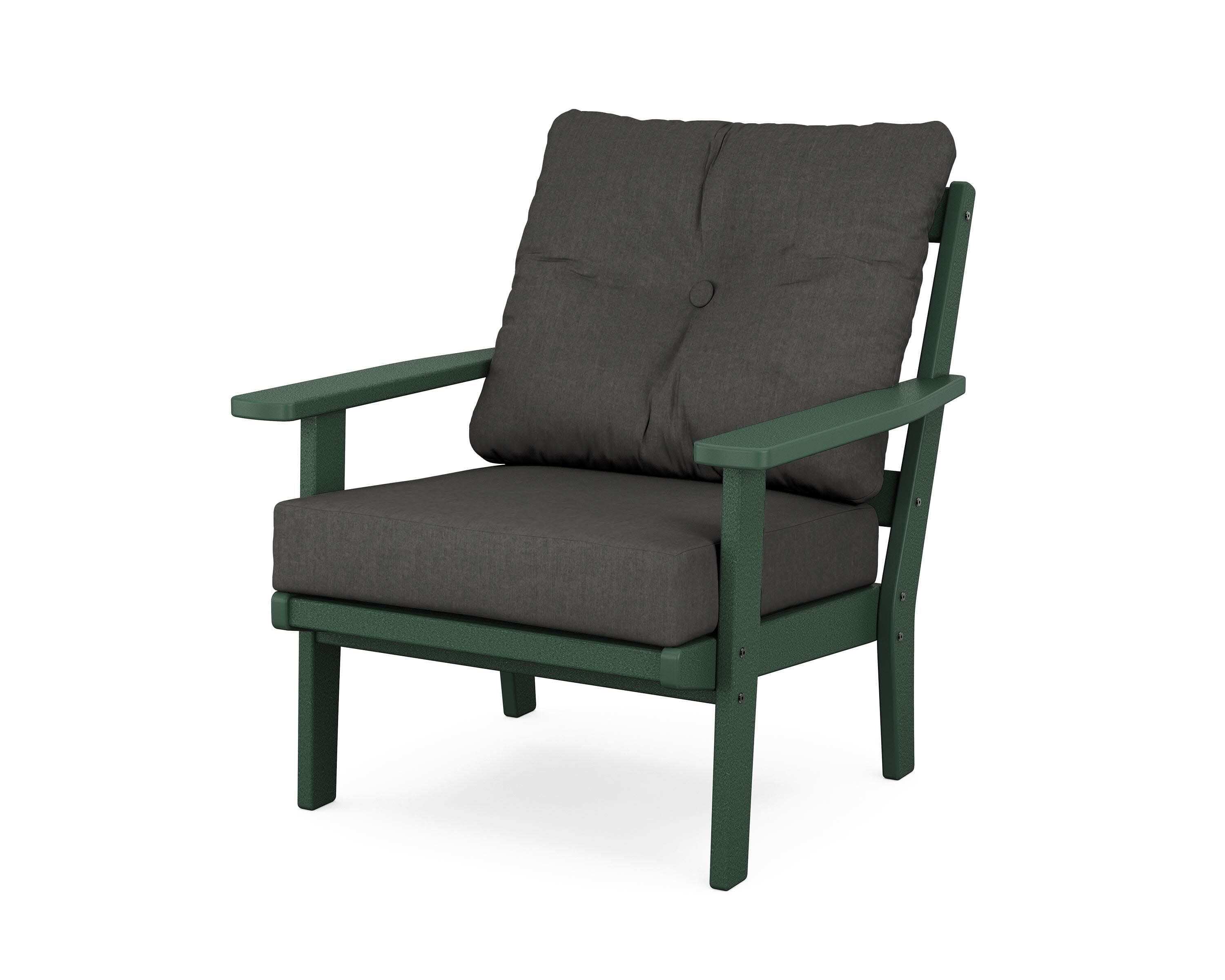 Oxford Deep Seating Chair in Green / Spectrum Carbon