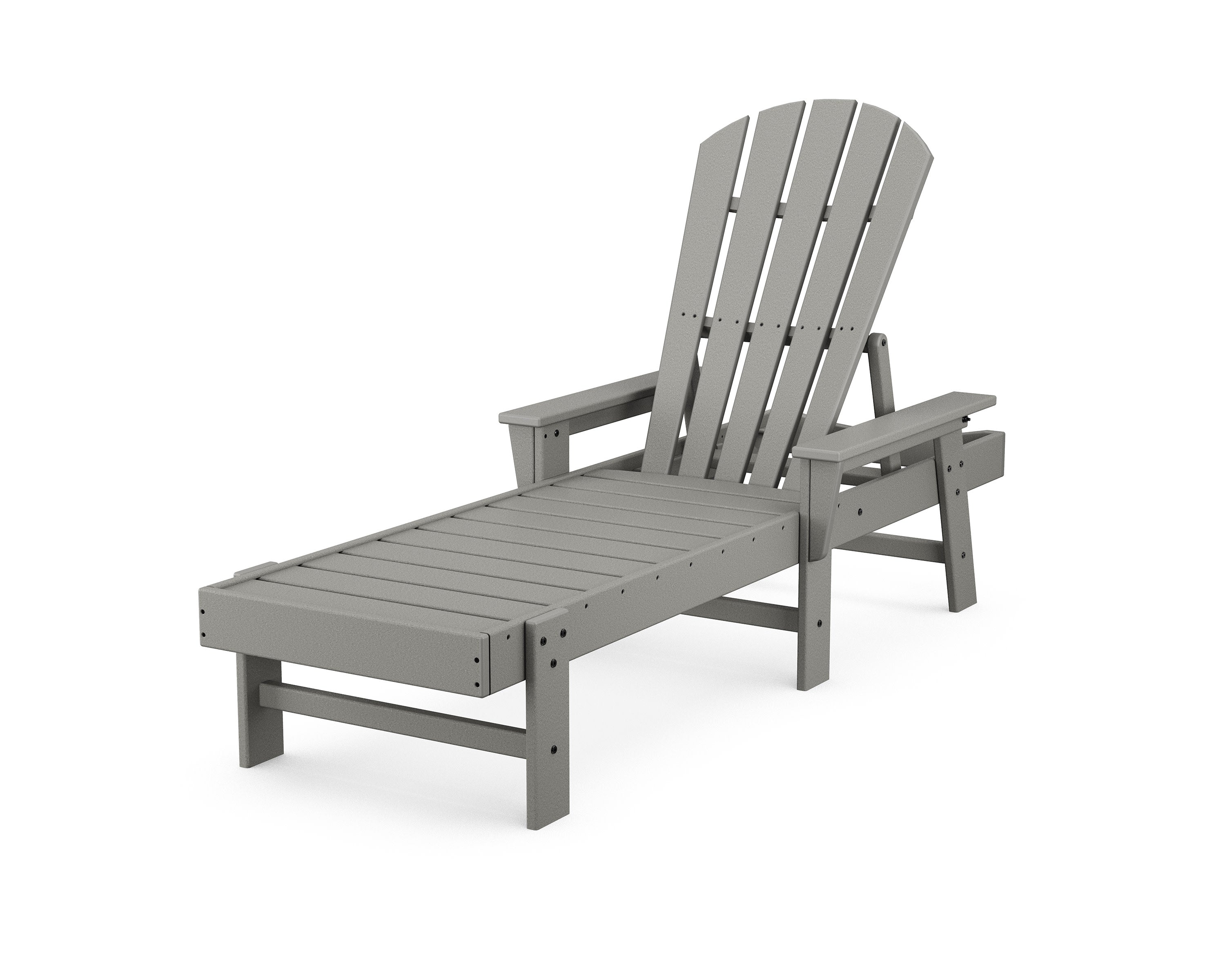 South Beach Chaise in Slate Grey