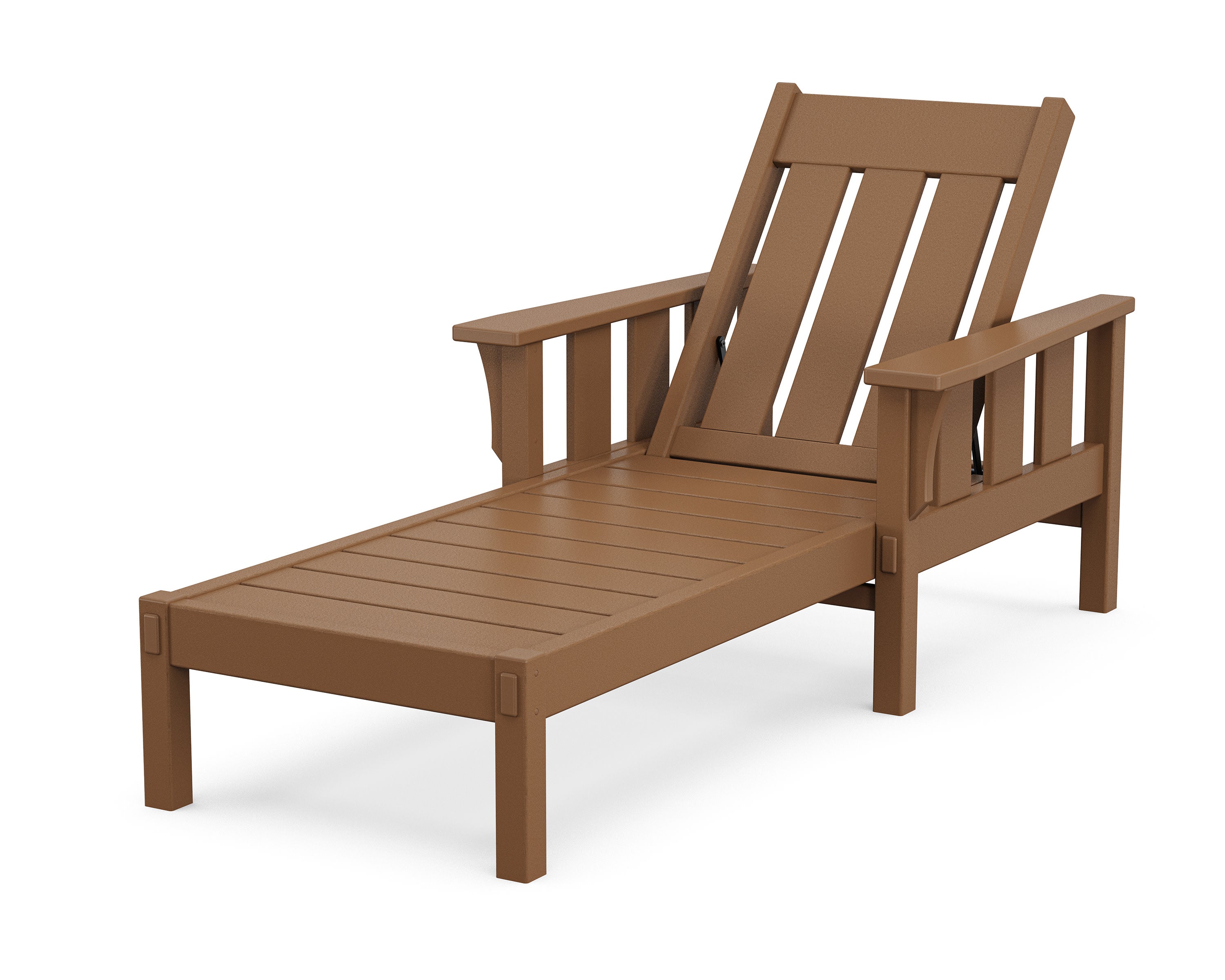 Acadia Chaise Lounge in Teak