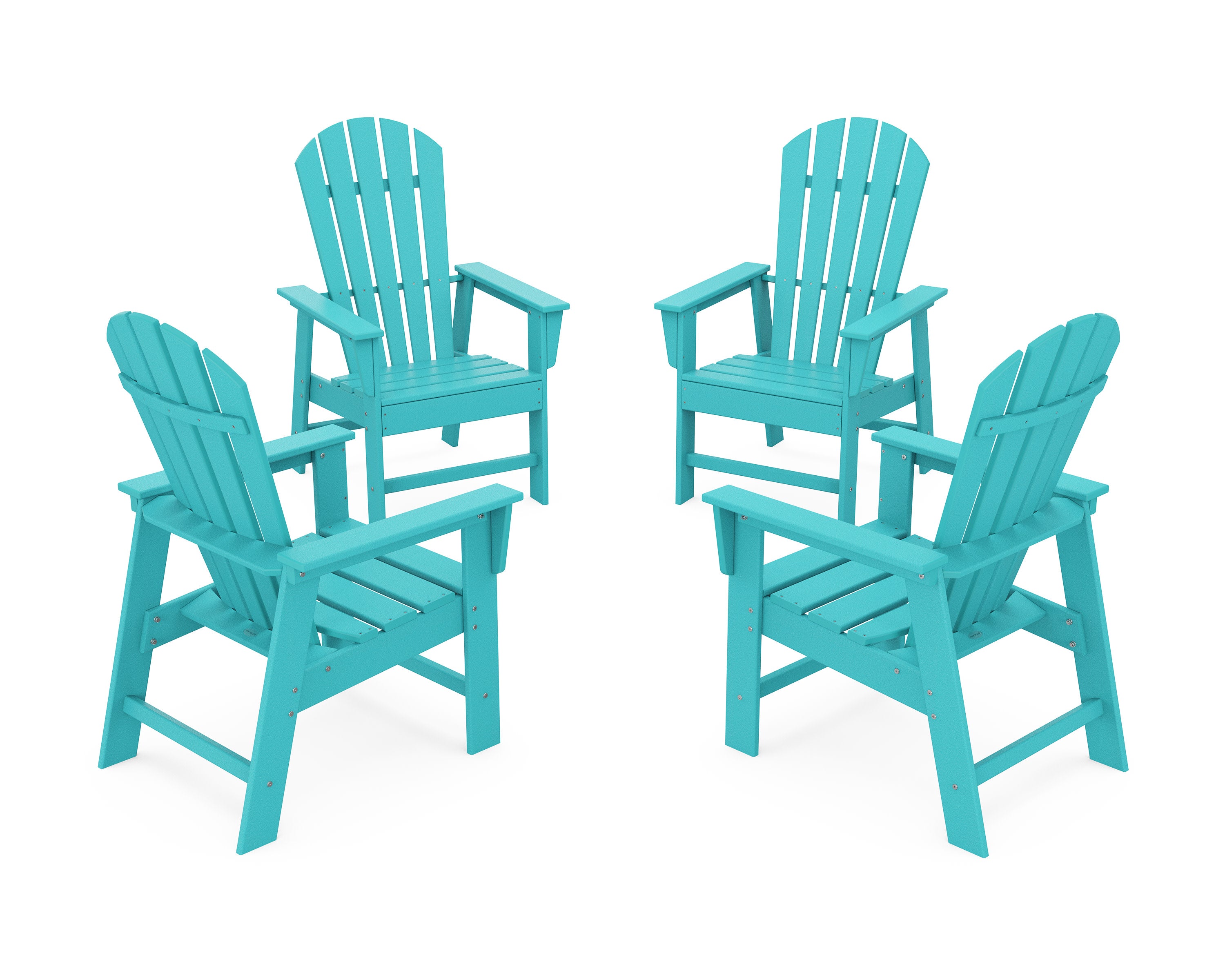4-Piece South Beach Casual Chair Conversation Set in Aruba