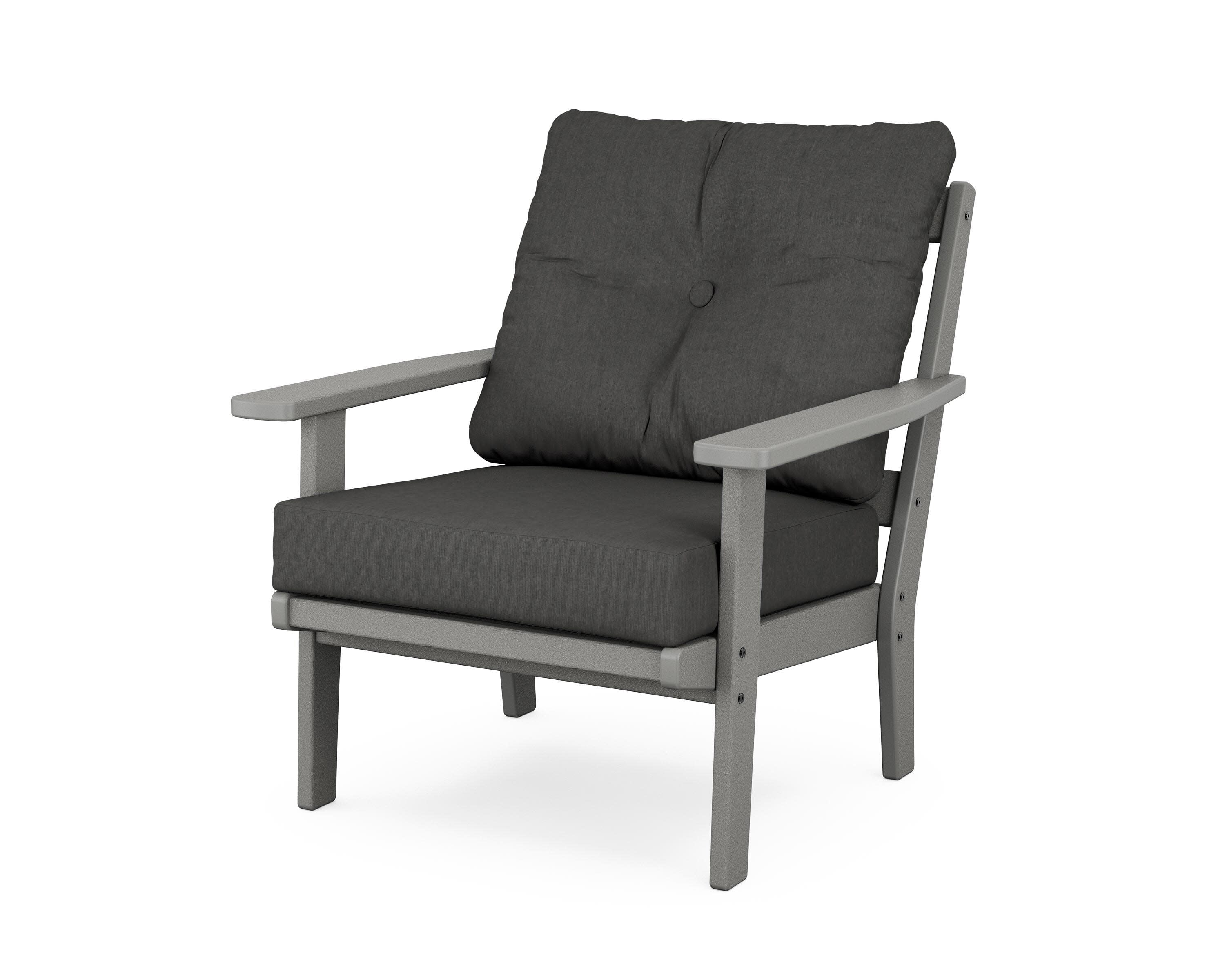 Prairie Deep Seating Chair in Slate Grey / Spectrum Carbon