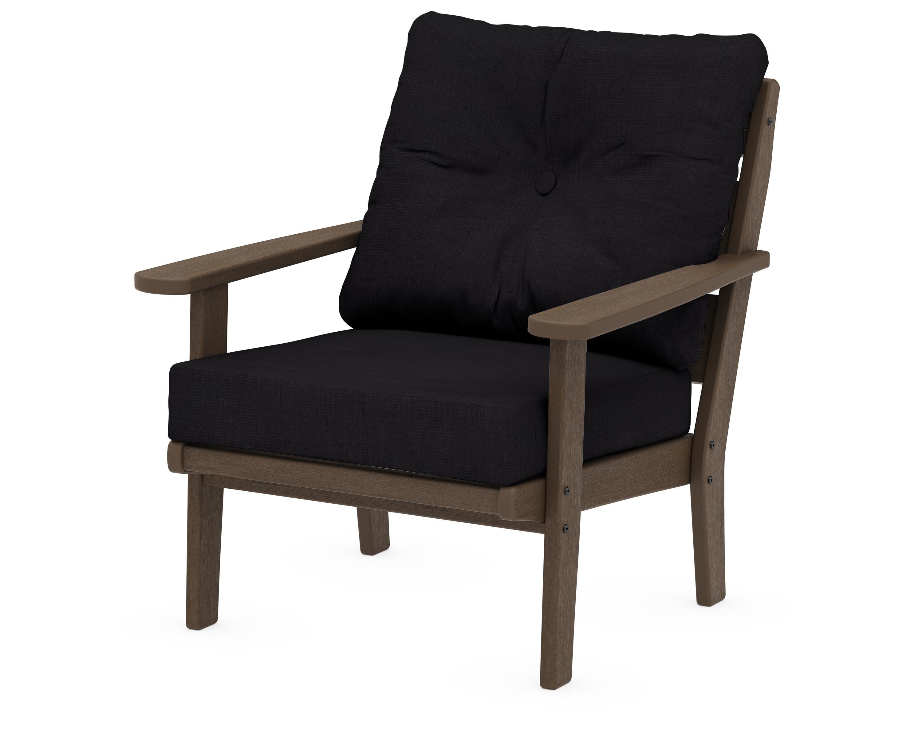 Lakeside Deep Seating Chair in Kona / Midnight Linen