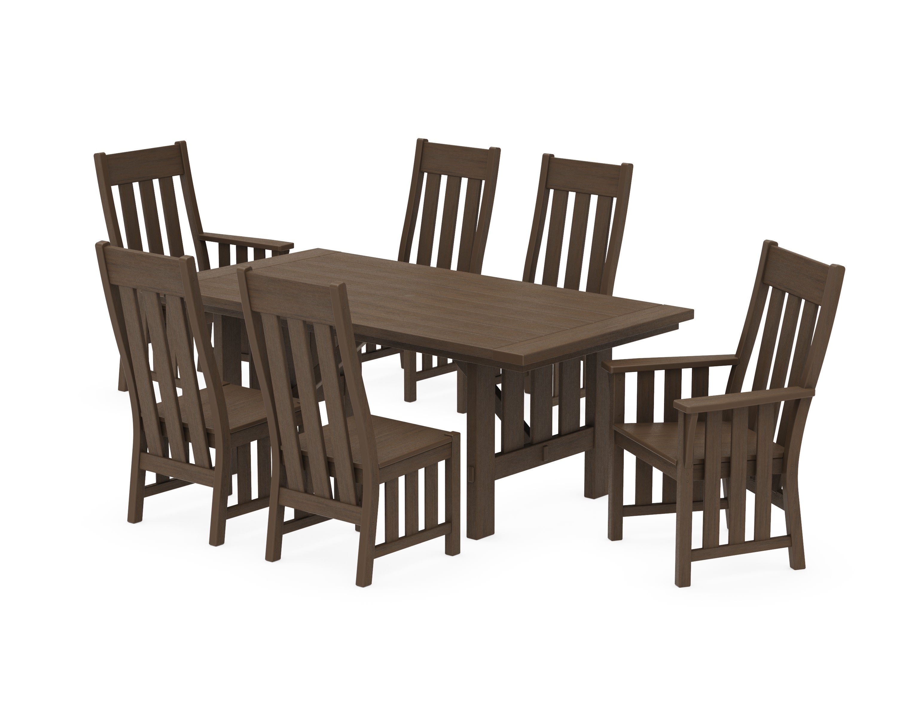 Acadia 7-Piece Dining Set in Kona