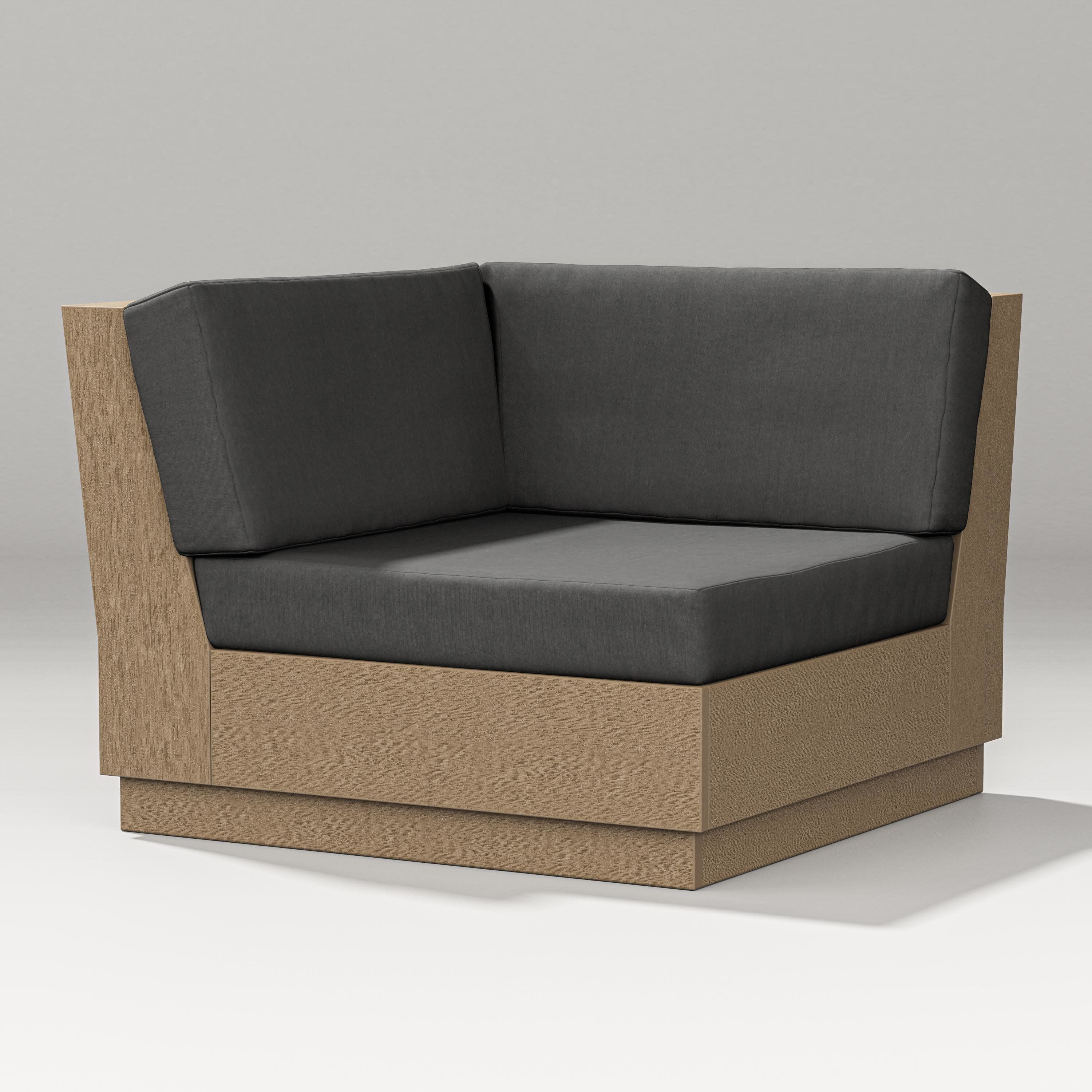 Elevate Modular Corner Chair in Vintage Sahara / Spectrum Carbon