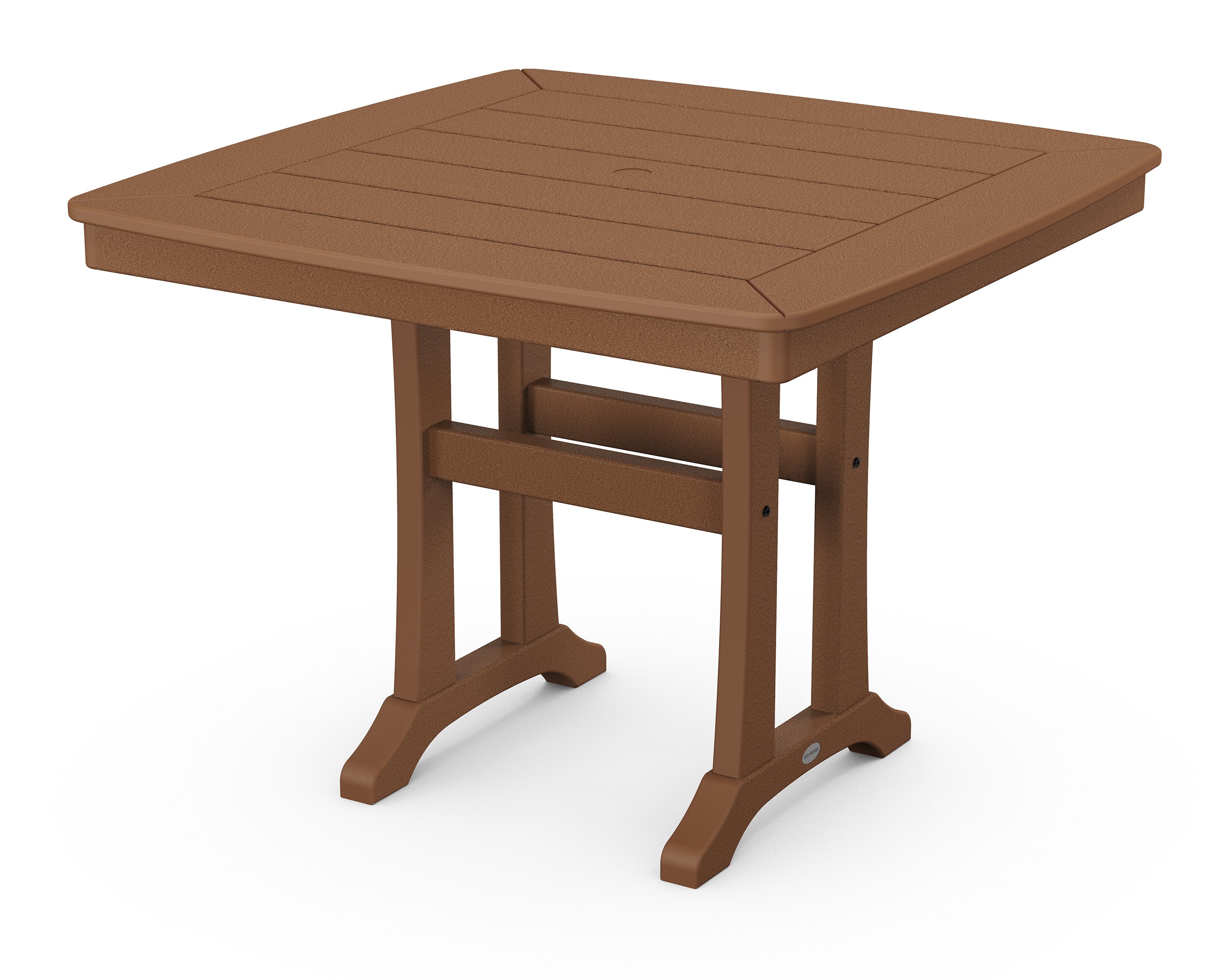 Nautical Trestle 37" Dining Table in Teak