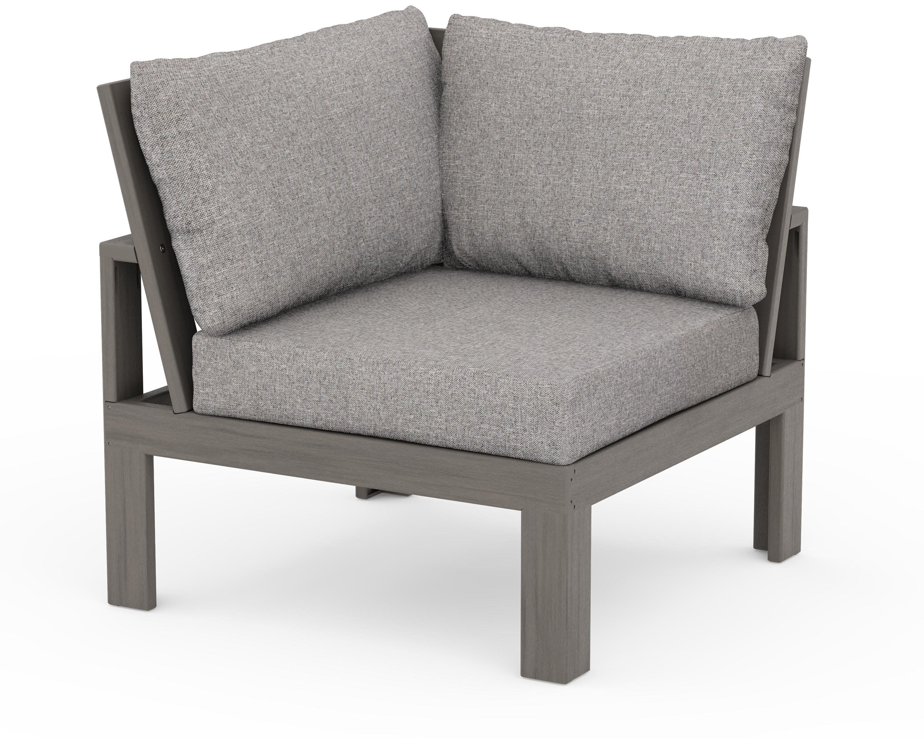 Modular Corner Chair in Driftwood / Grey Mist