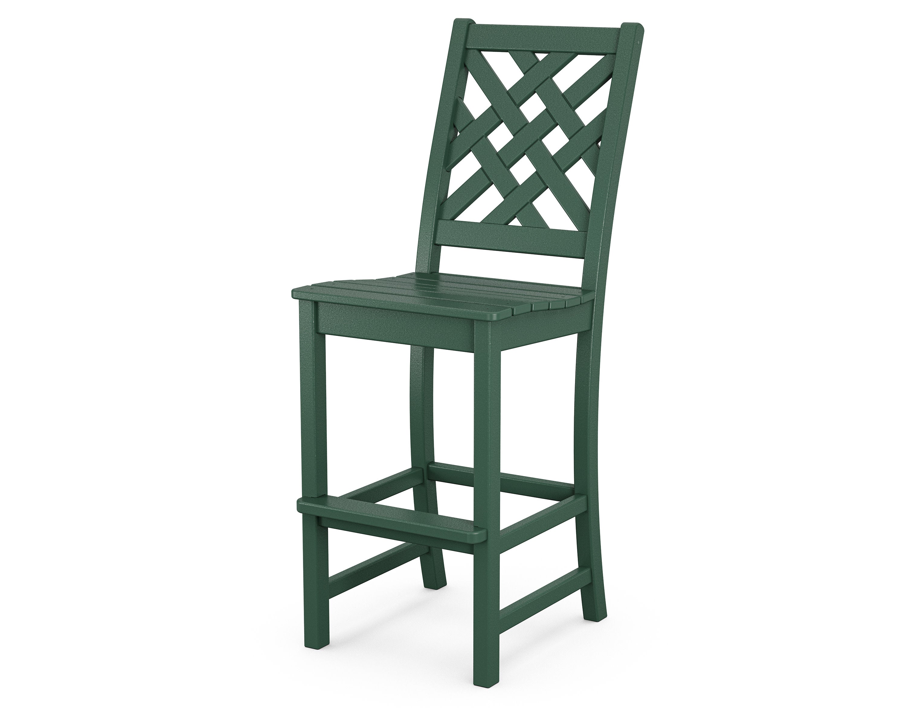 Wovendale Bar Side Chair in Green