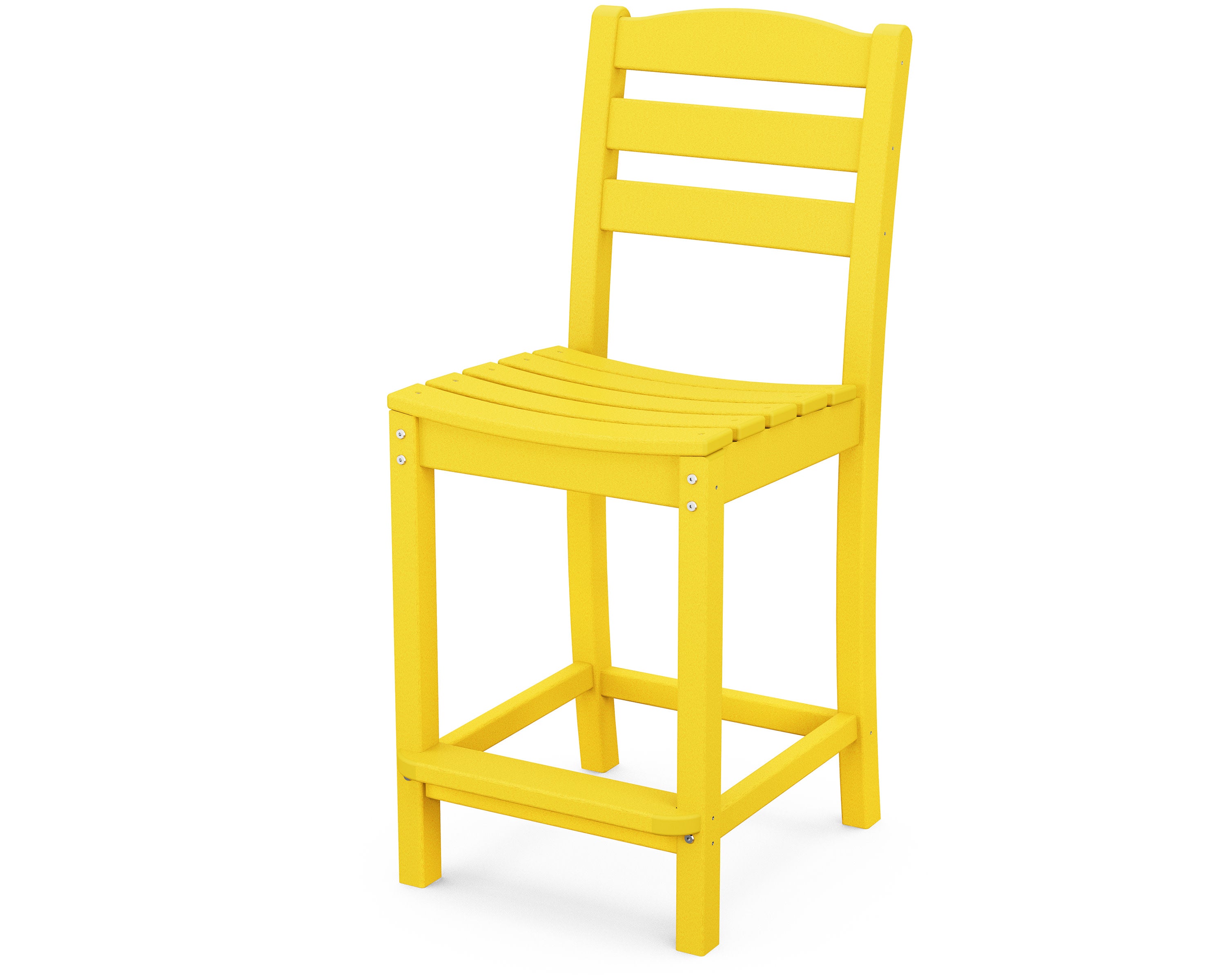 La Casa Caf Counter Side Chair in Lemon
