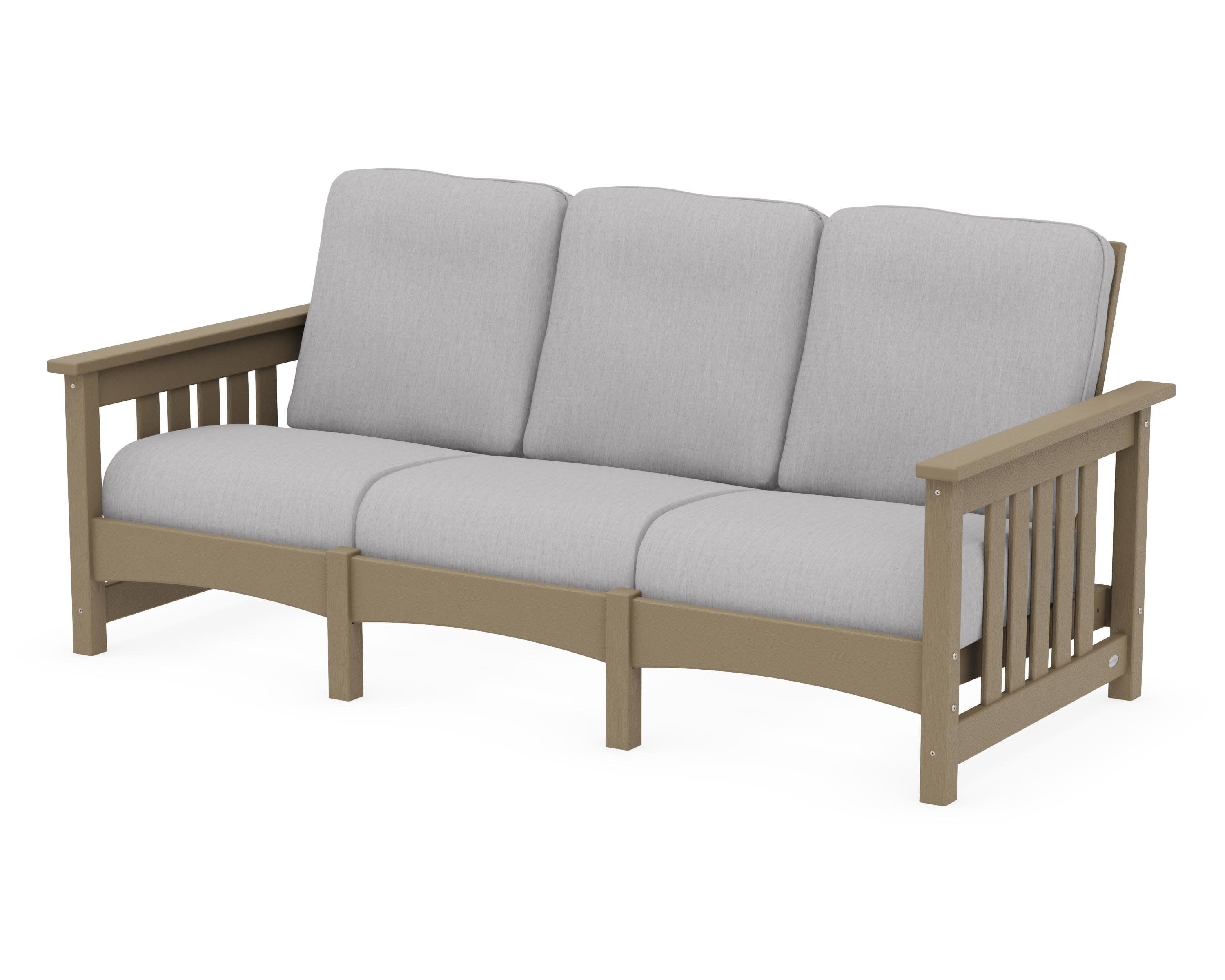 Club Mission Sofa in Vintage Sahara / Granite