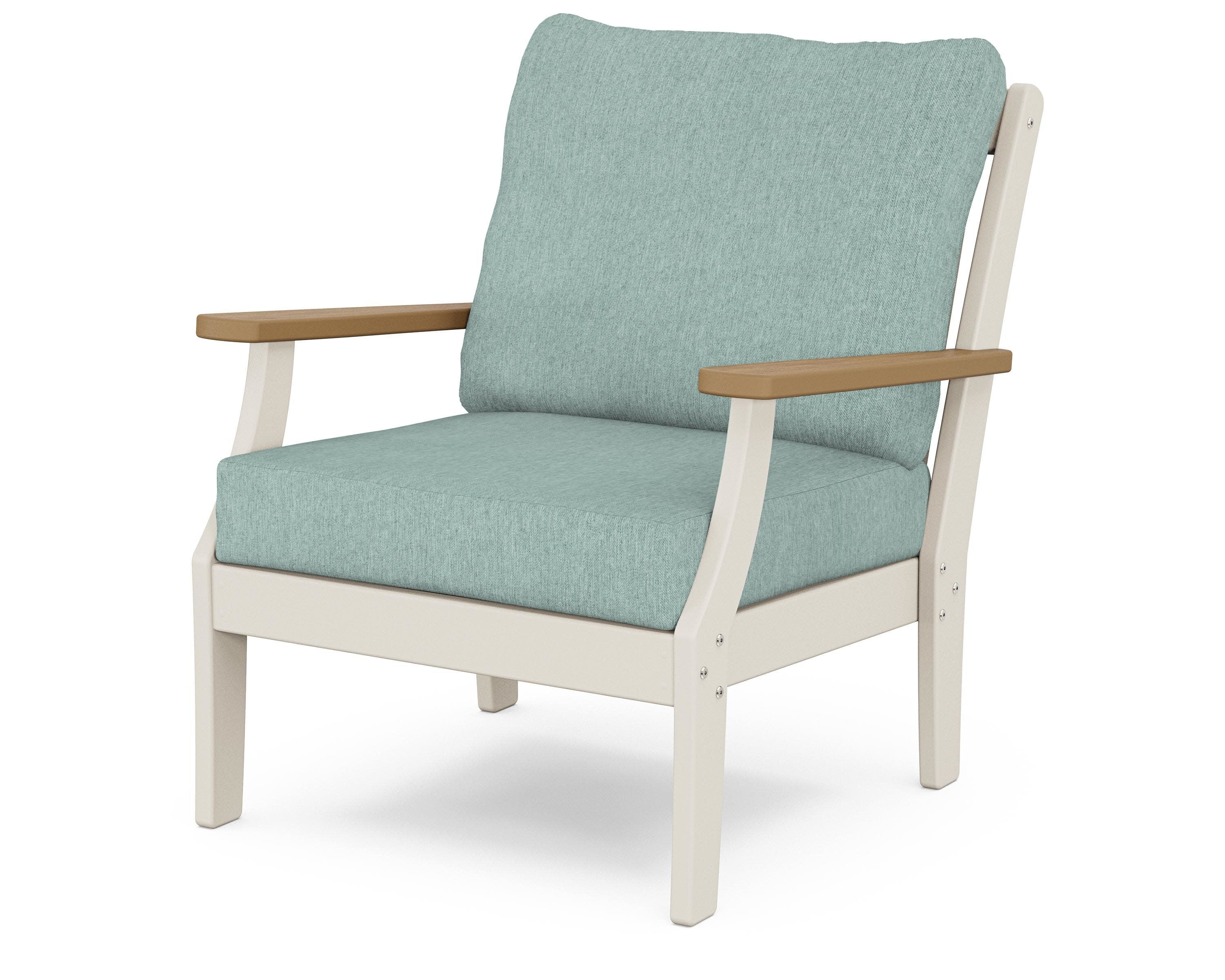 Braxton Deep Seating Chair in Sand / Natural / Glacier Spa