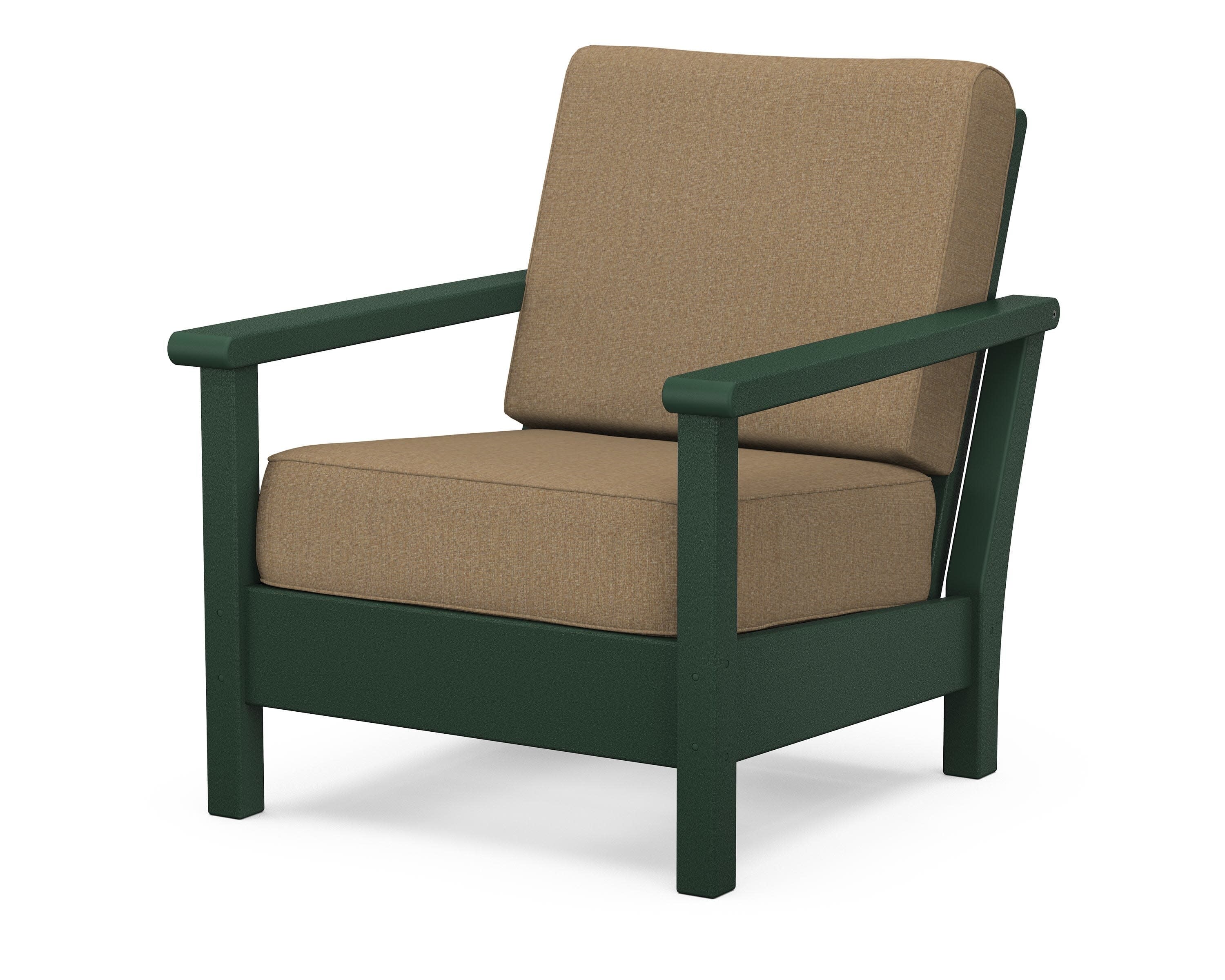 Harbour Deep Seating Chair in Green / Sesame