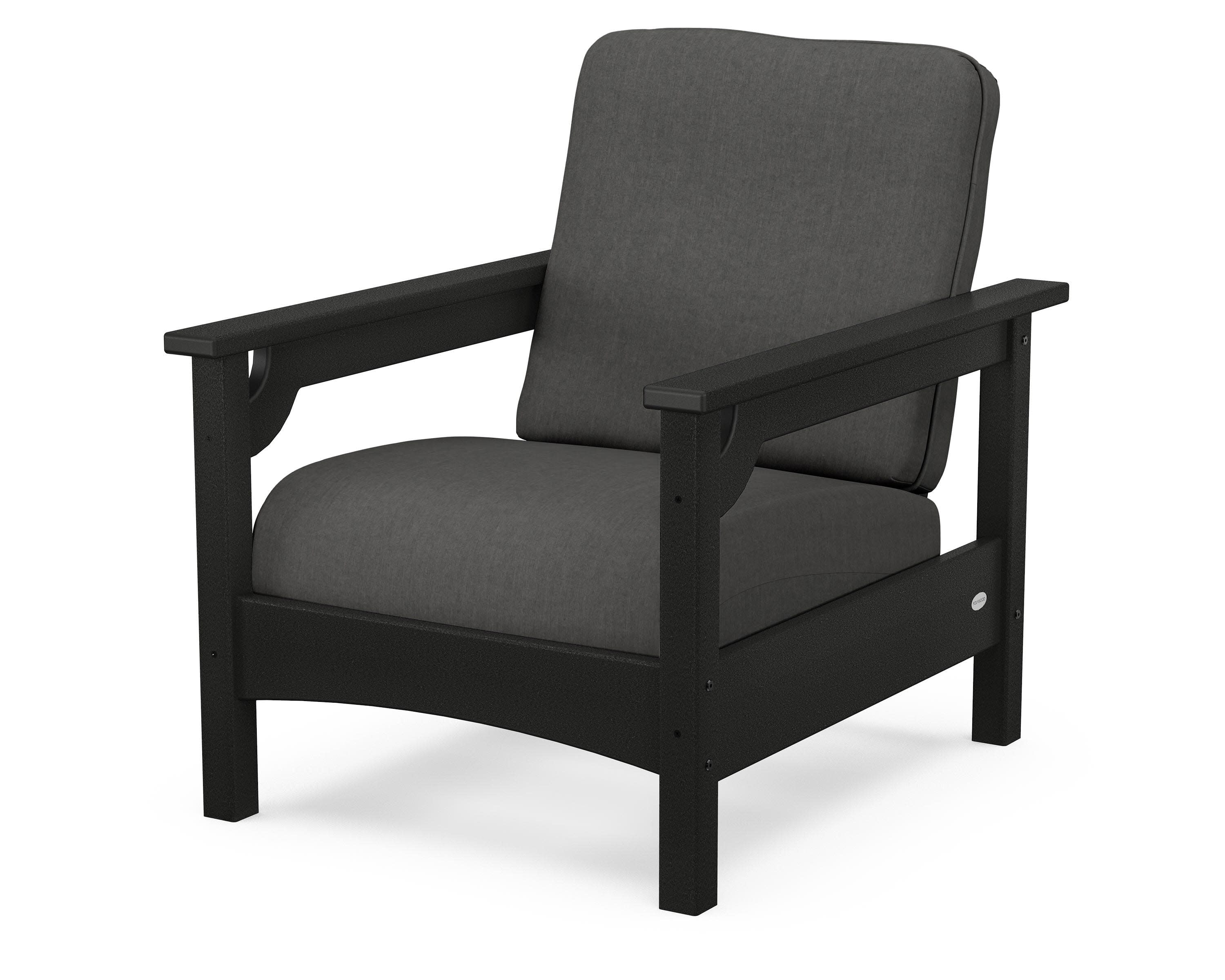 Club Chair in Black / Spectrum Carbon
