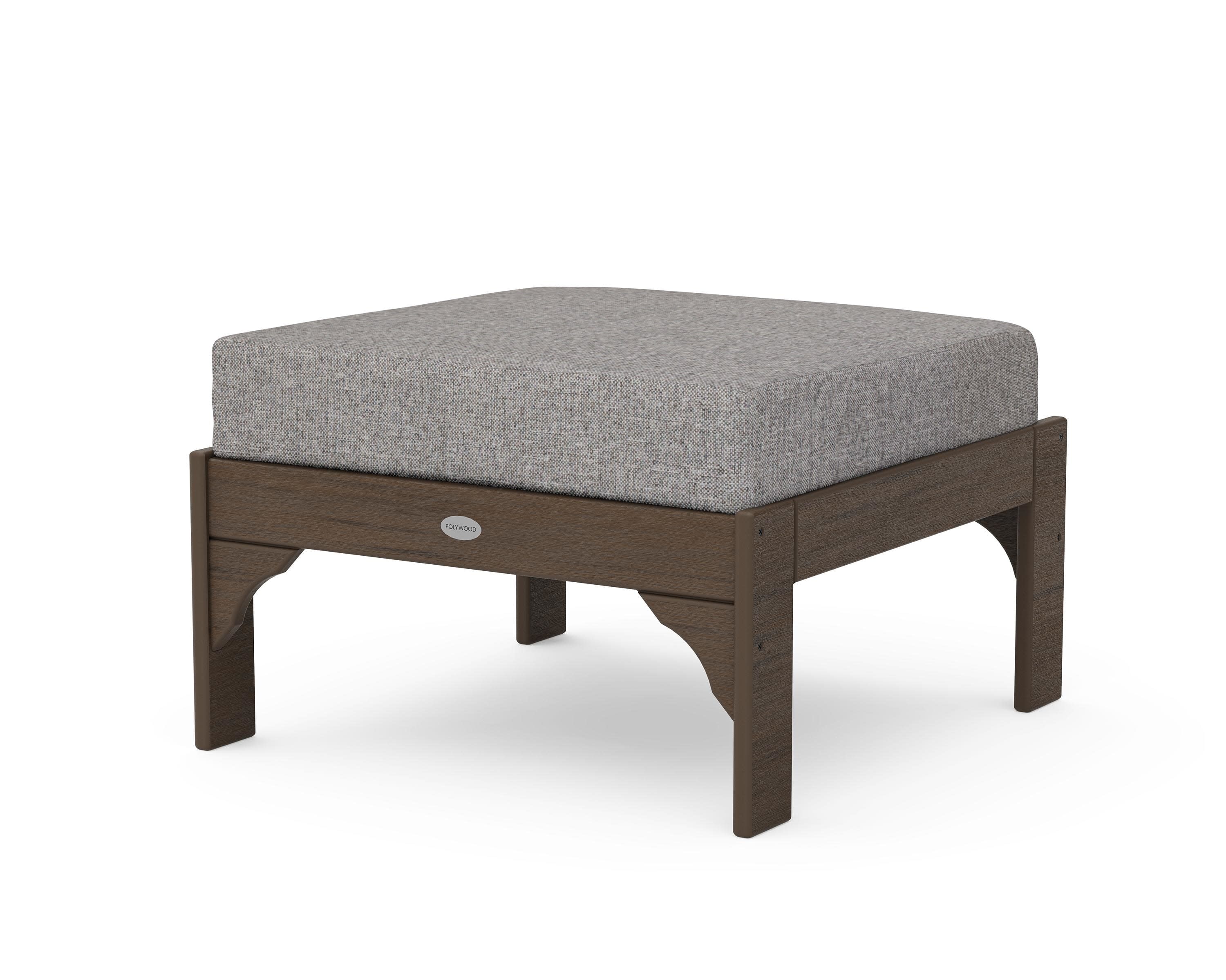 Vineyard Deep Seating Ottoman in Kona / Grey Mist