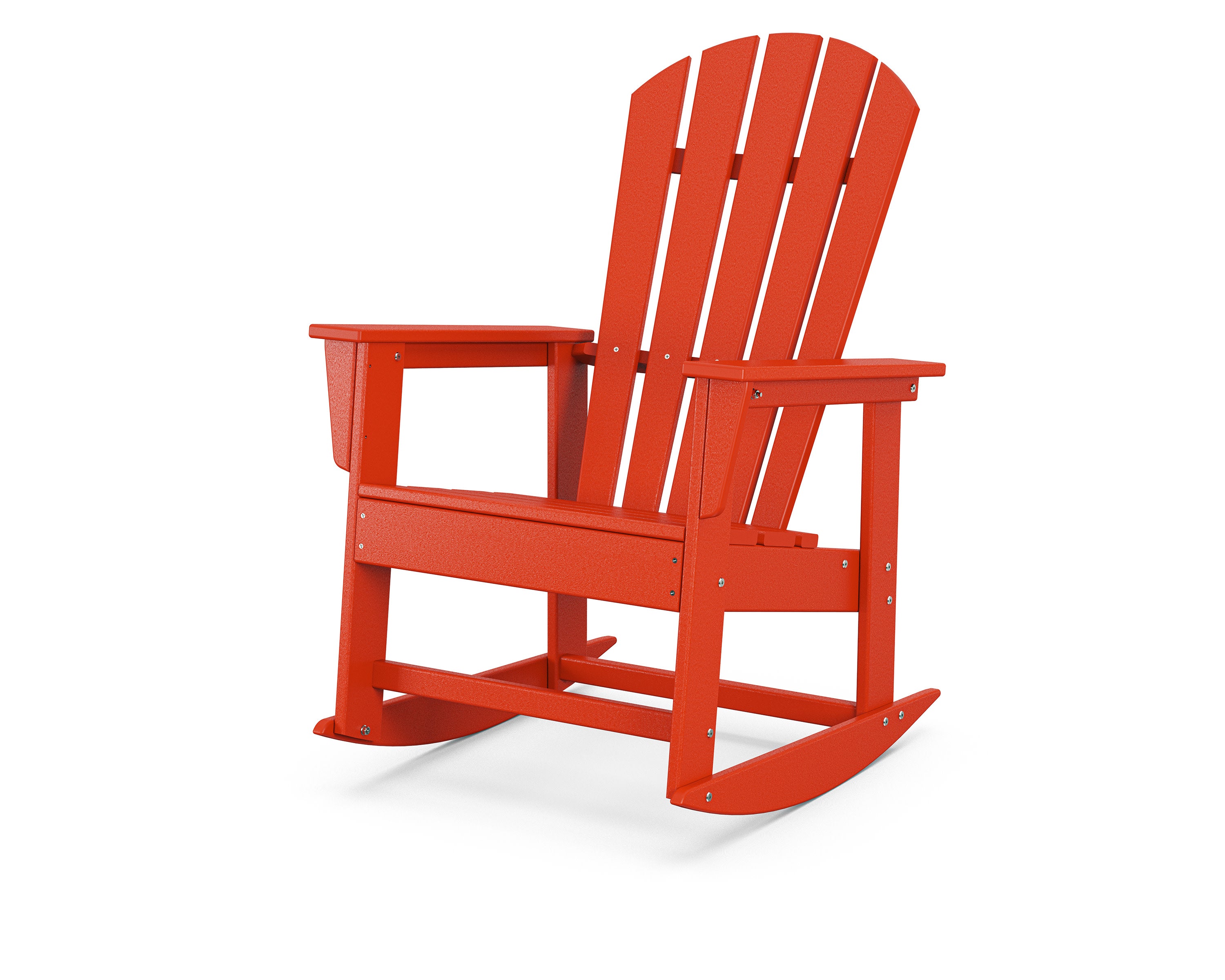 South Beach Rocking Chair in Sunset Red