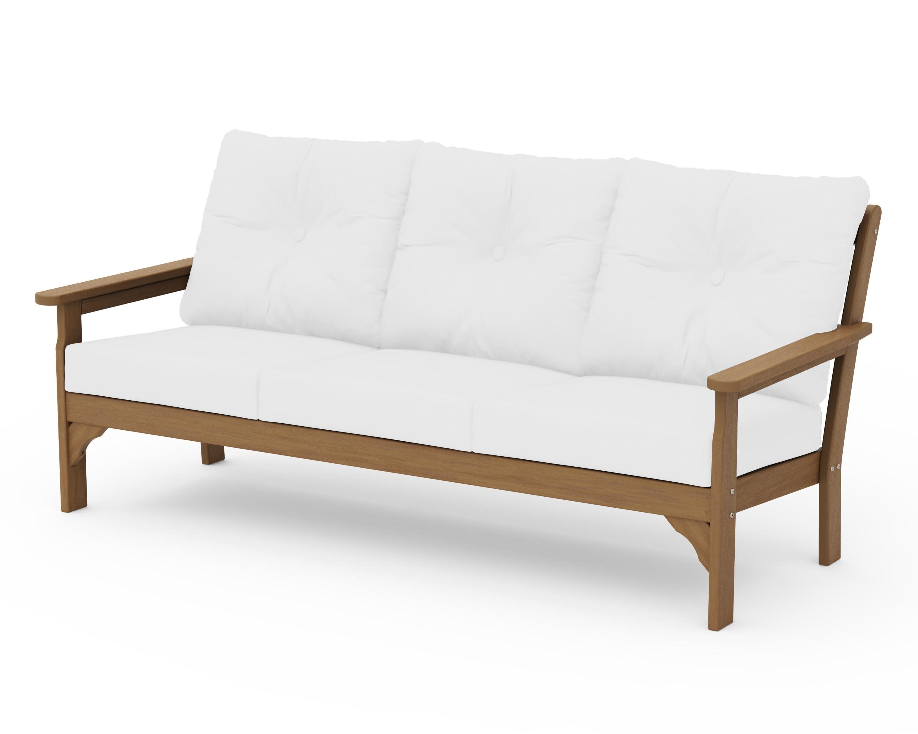 Vineyard Deep Seating Sofa in Natural / Natural