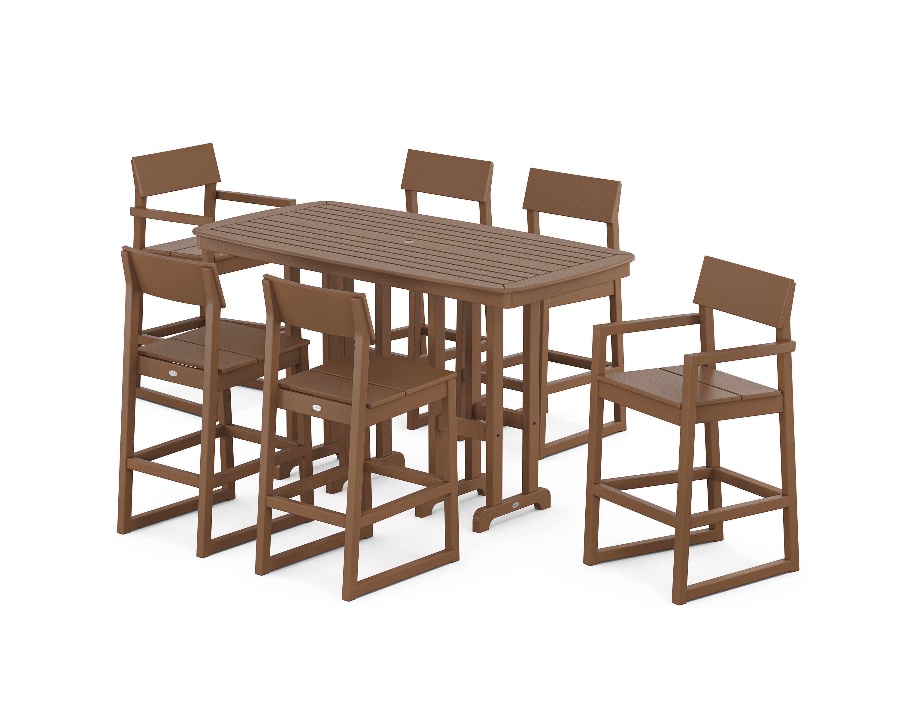 EDGE 7-Piece Bar Set in Teak
