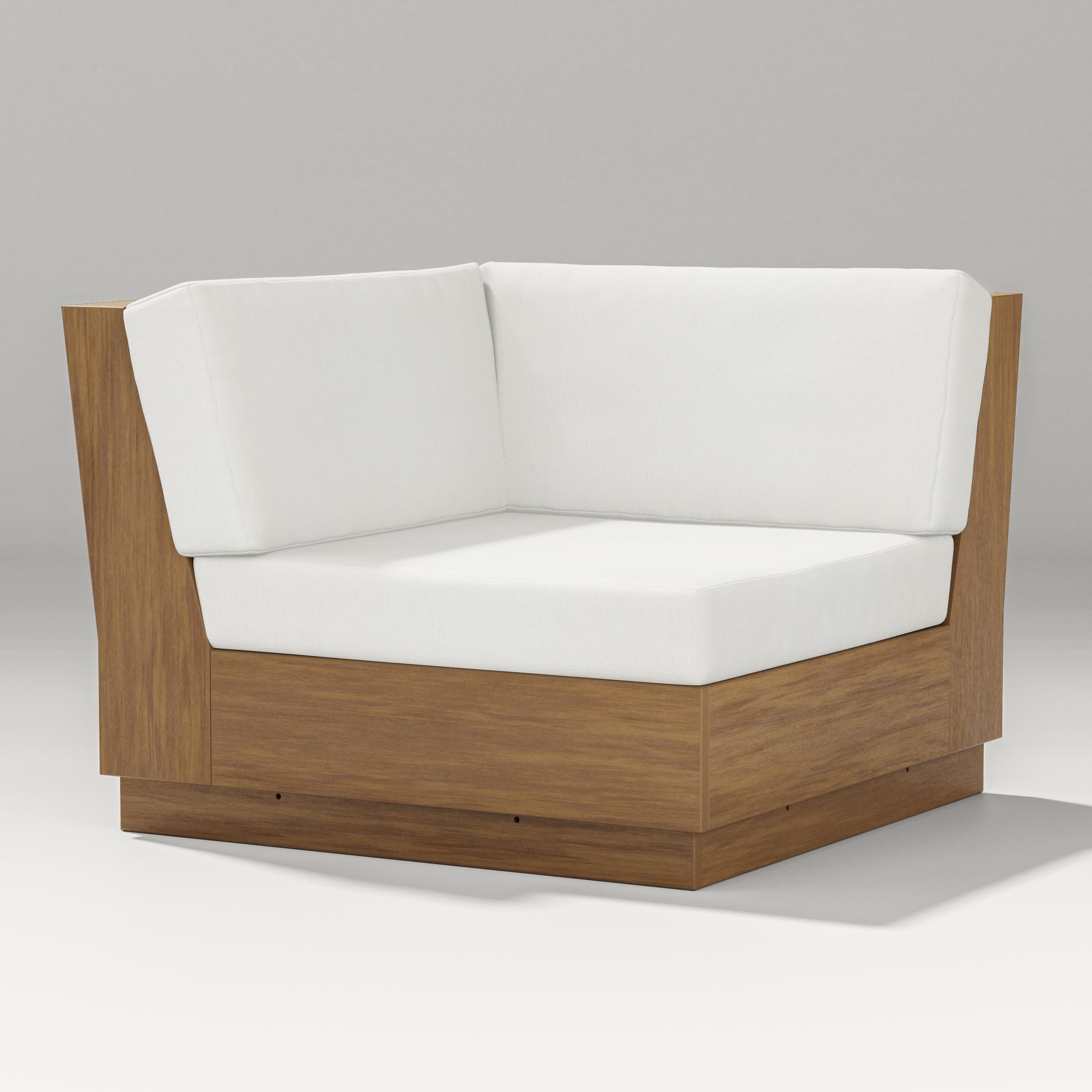 Elevate Modular Corner Chair in Natural / Natural Linen