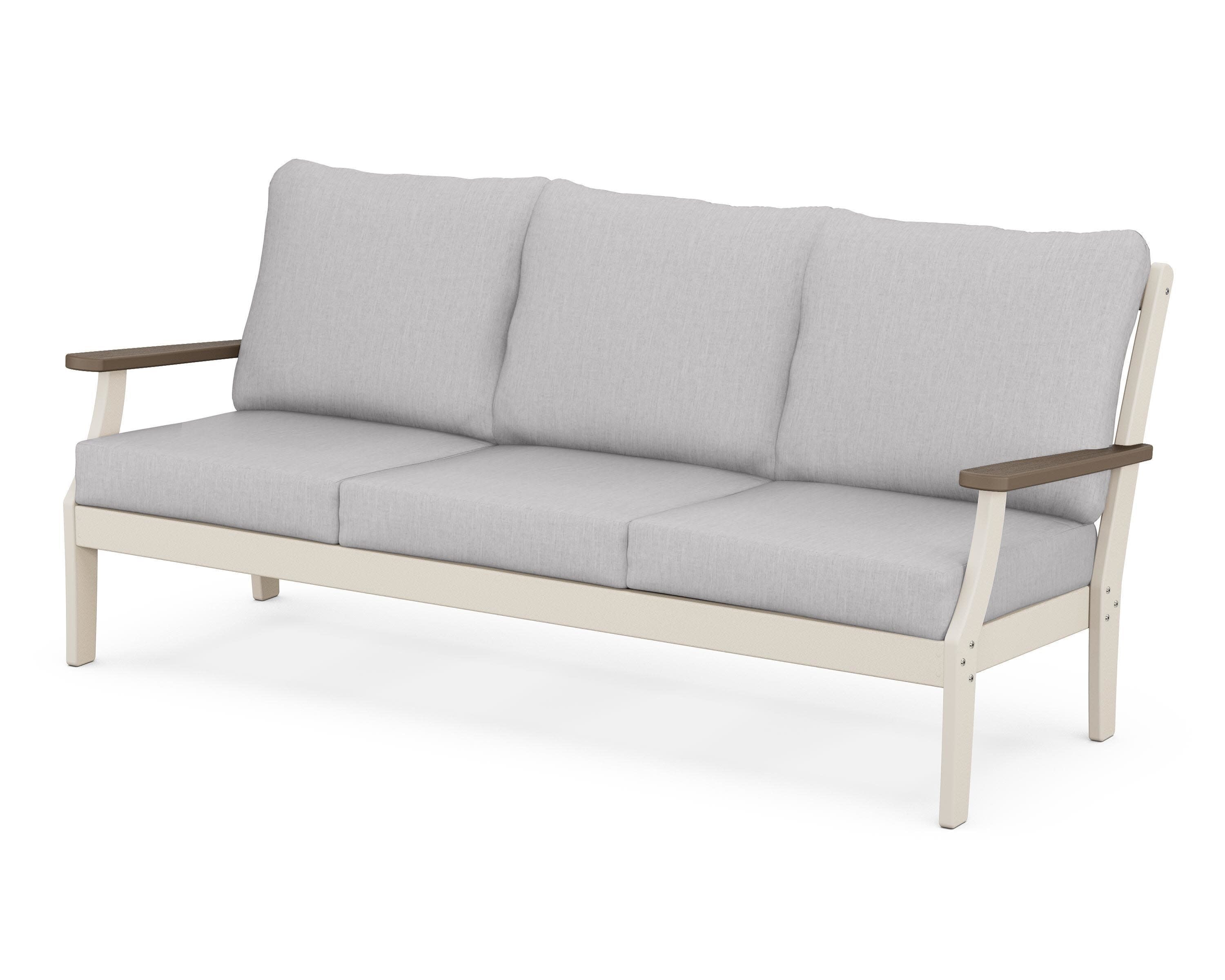 Braxton Deep Seating Sofa in Sand / Kona / Granite