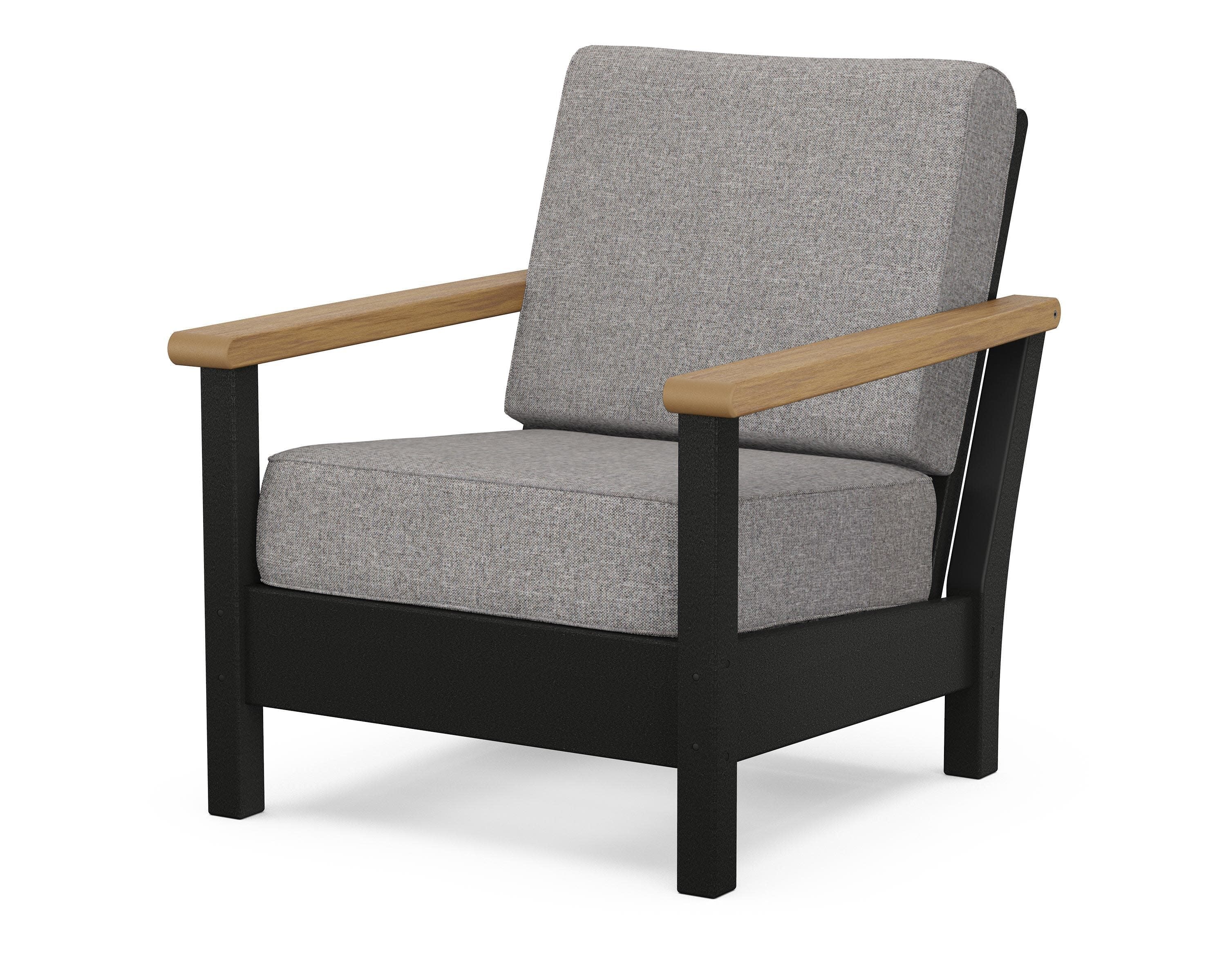 Harbour Deep Seating Chair in Black / Natural / Grey Mist